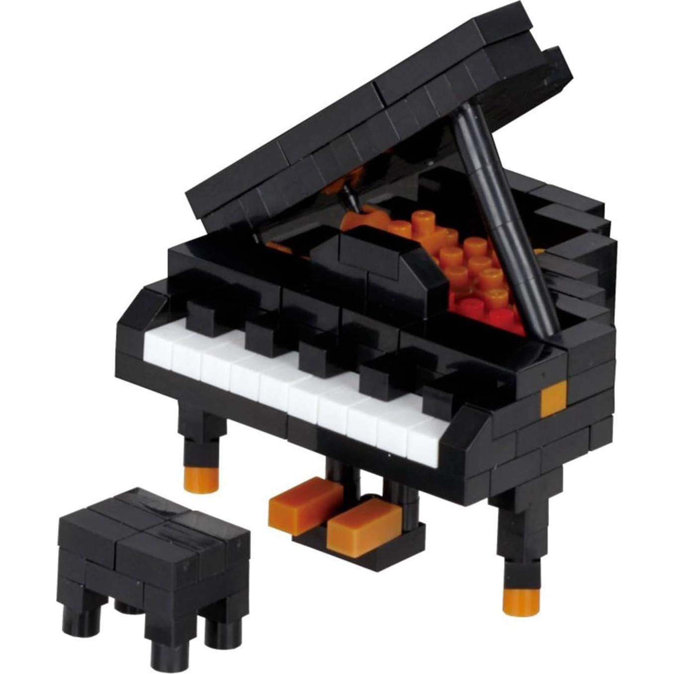 Nanoblock Piano de Cola - Kit de Construcción 190 Piezas
