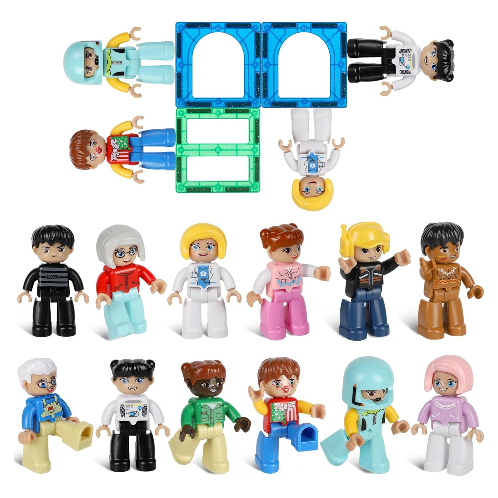 Figuras Magnéticas Grandes Mruikeny 12 Piezas 7.6 cm STEM