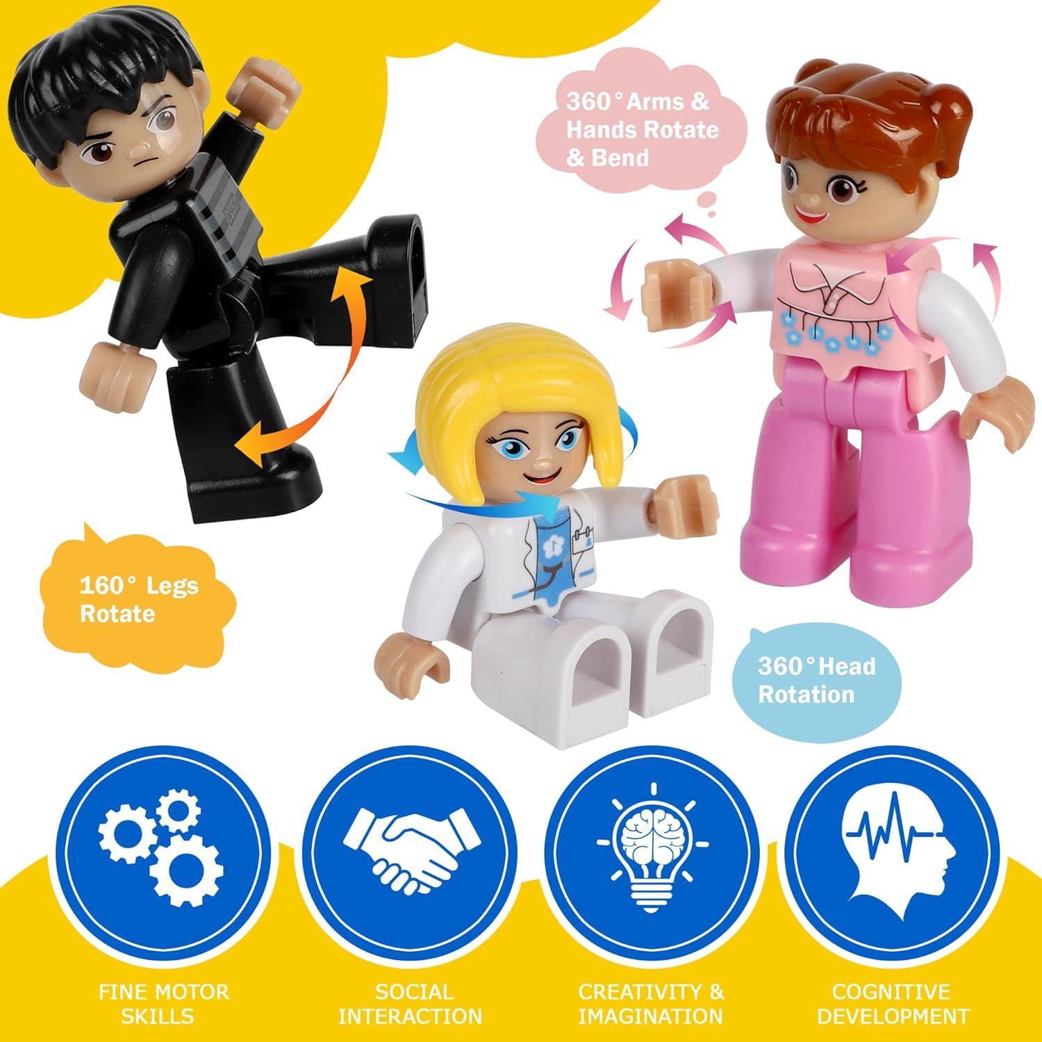 Figuras Magnéticas Grandes Mruikeny 12 Piezas 7.6 cm STEM