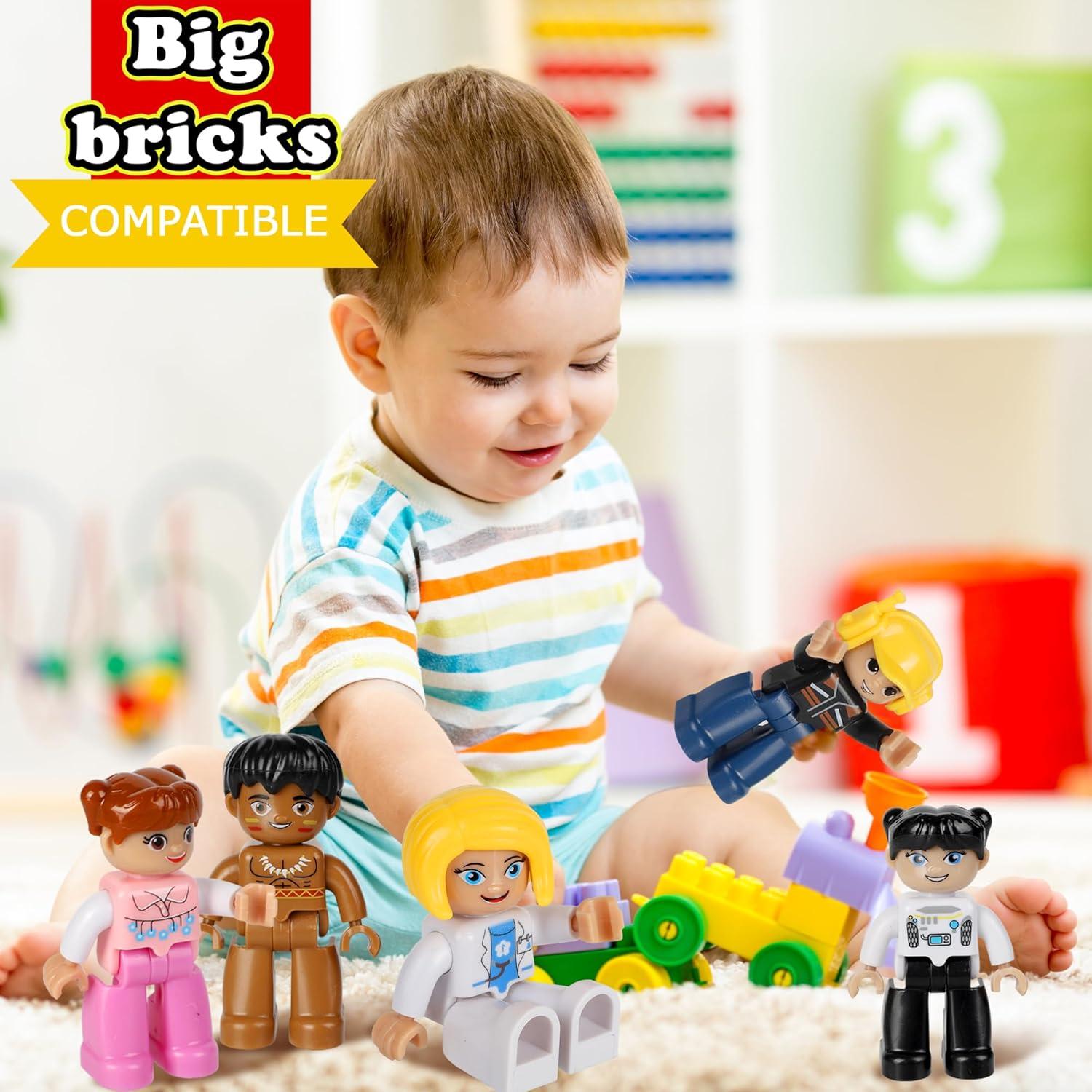 Figuras Magnéticas Grandes Mruikeny 12 Piezas 7.6 cm STEM