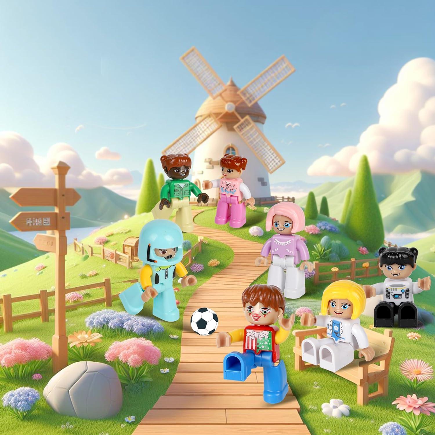 Figuras Magnéticas Grandes Mruikeny 12 Piezas 7.6 cm STEM