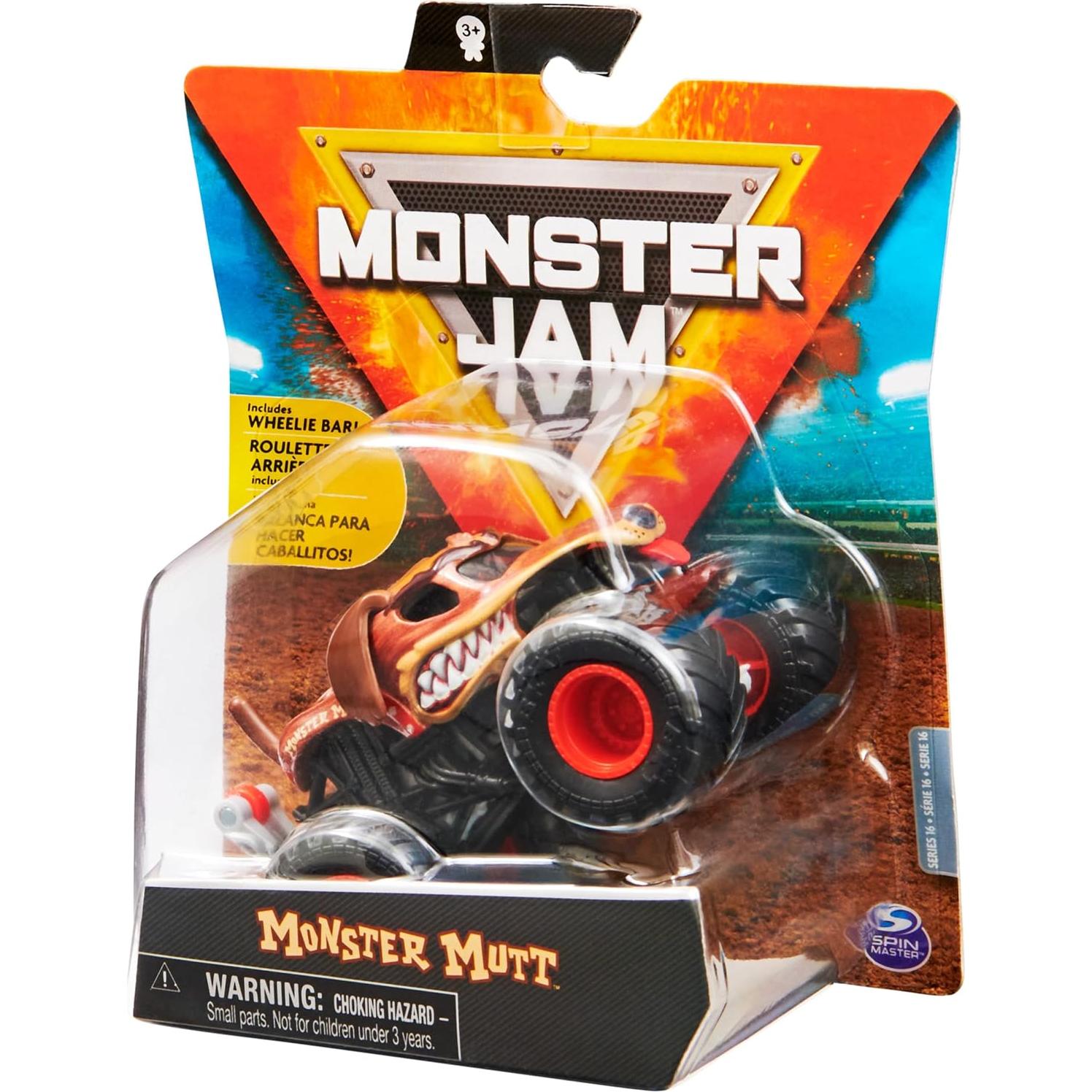 Camión Monstruo Die-Cast Monster Jam Monster Mutt 1:64