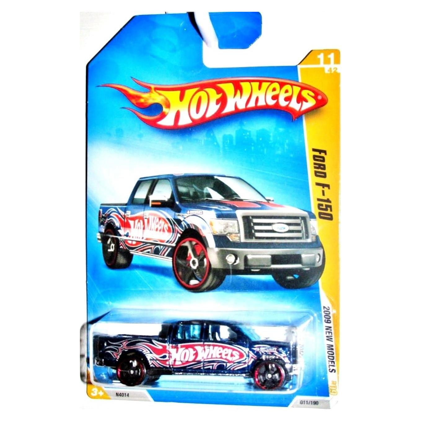 Hot Wheels Ford F-150 Azul 1:64 Escala Mattel