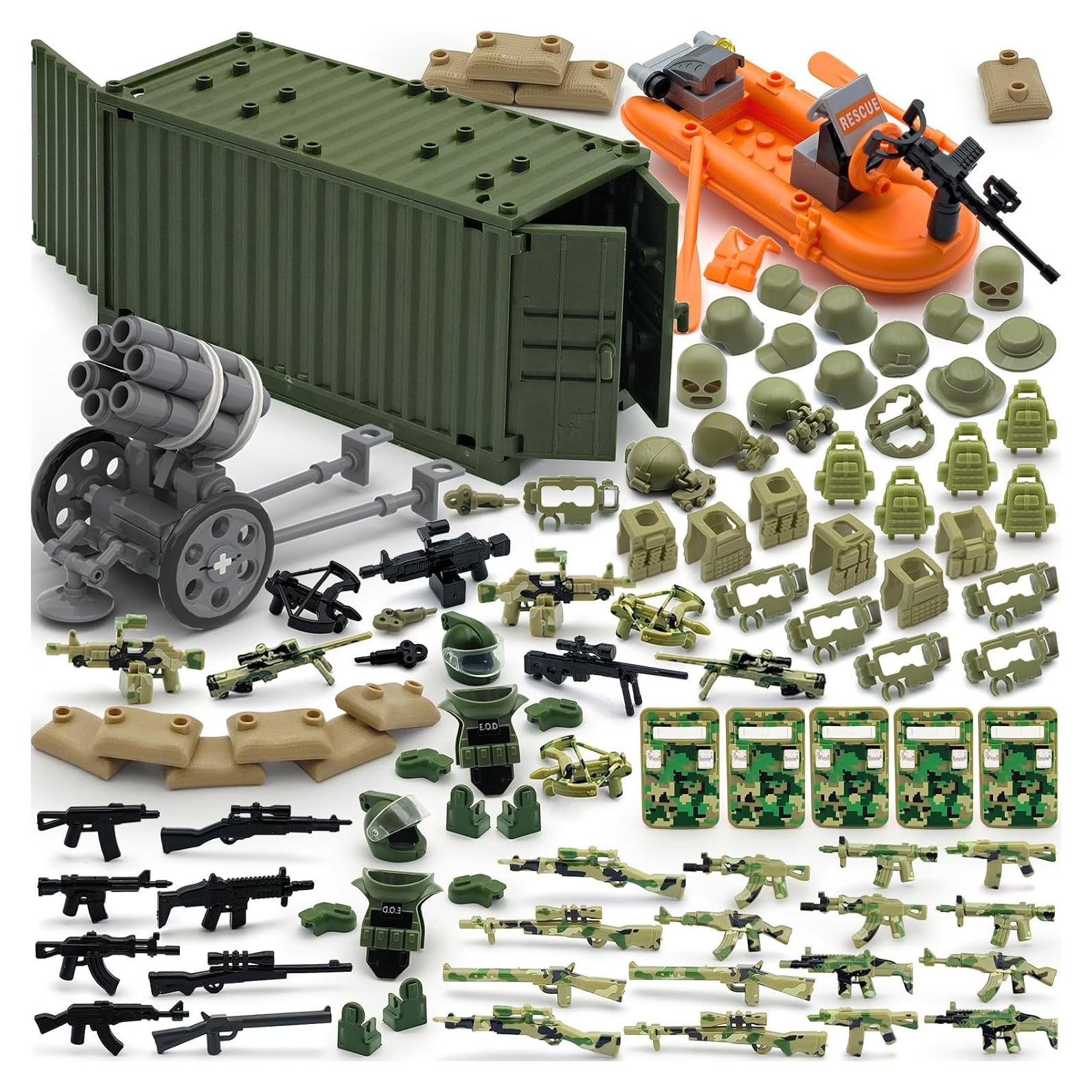 Set de Juguetes de Construcción de Armas SWAT ALEYOOTECHE 220 Piezas