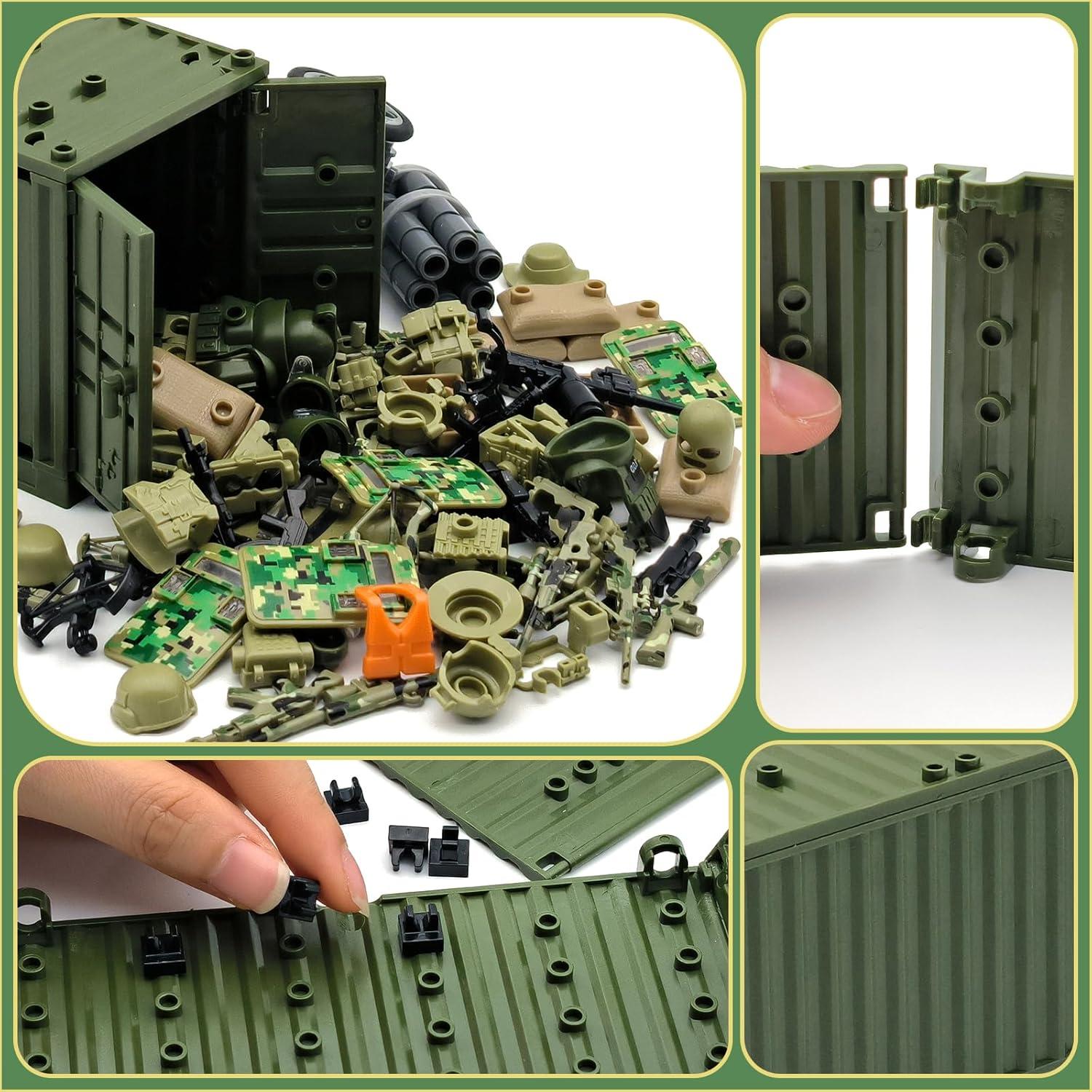 Set de Juguetes de Construcción de Armas SWAT ALEYOOTECHE 220 Piezas