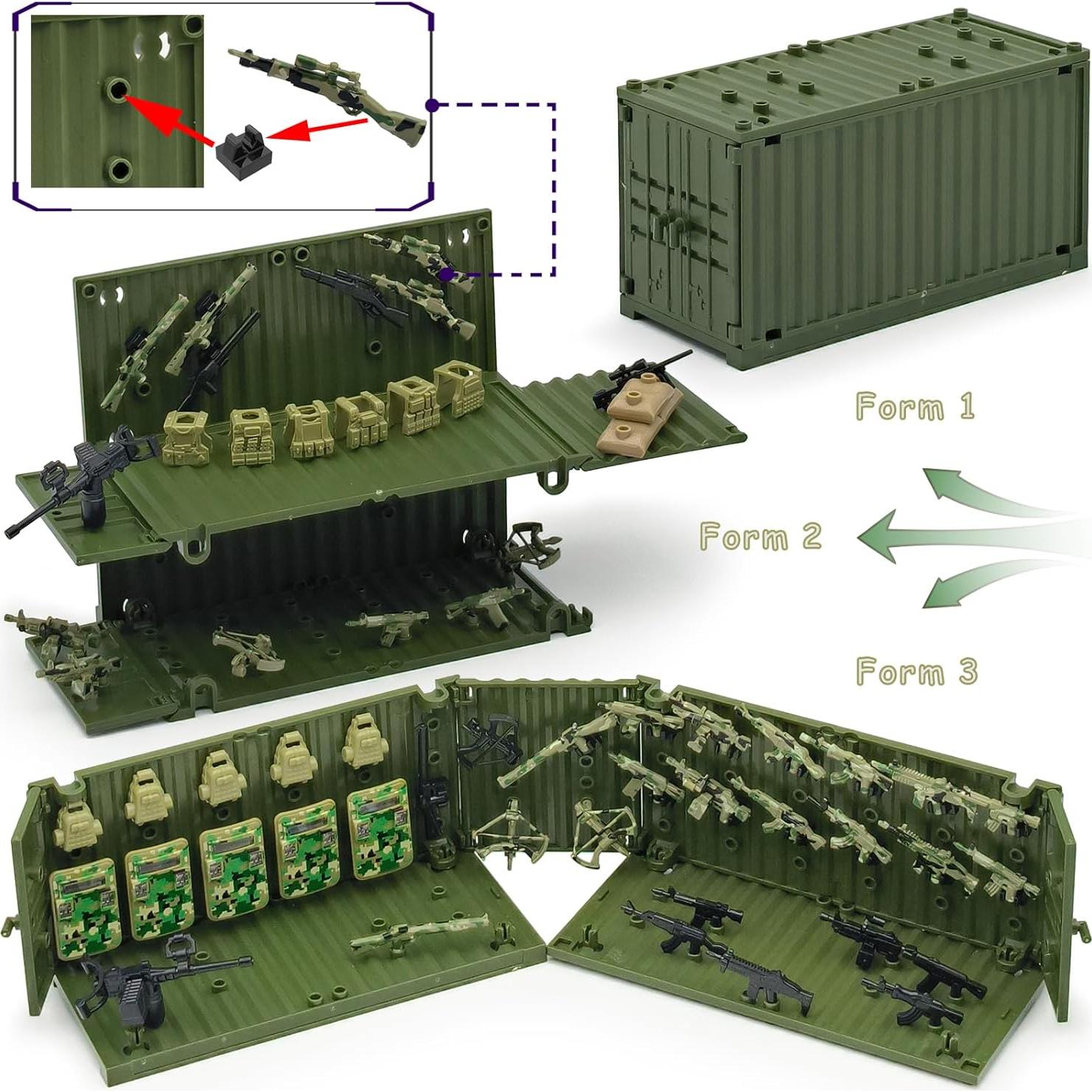 Set de Juguetes de Construcción de Armas SWAT ALEYOOTECHE 220 Piezas