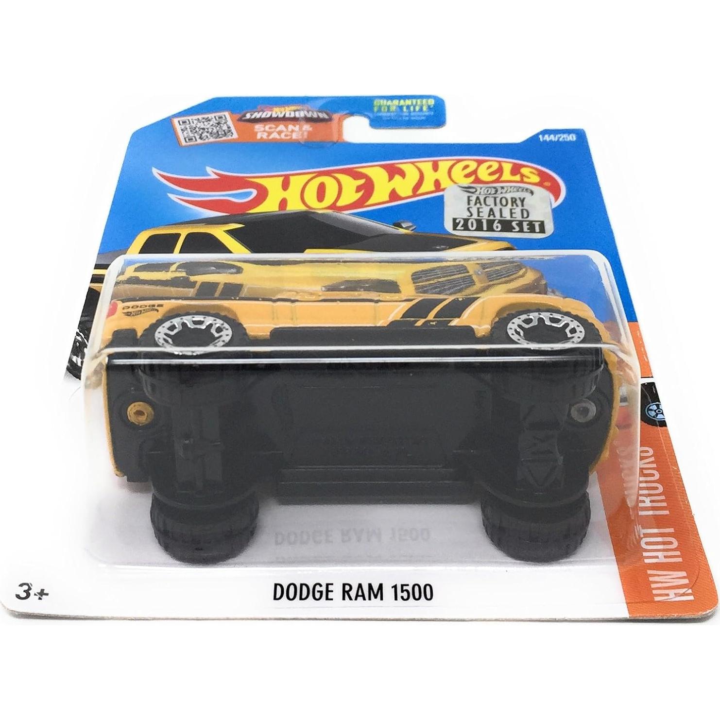 Camioneta Hot Wheels Dodge Ram 1500 Amarillo 2016