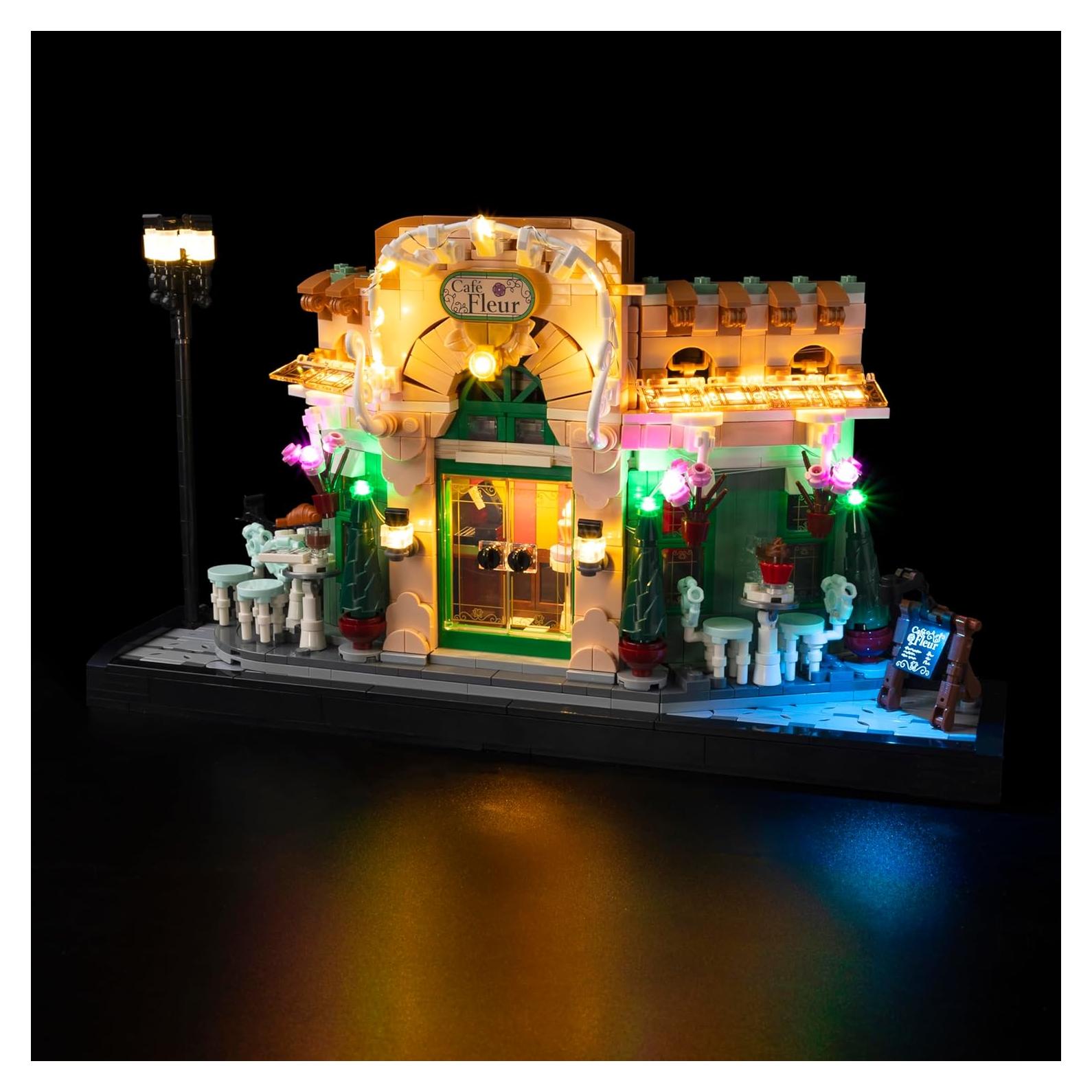 Kit de Luz LED Kyglaring para Lego Cafetería Francesa 10362