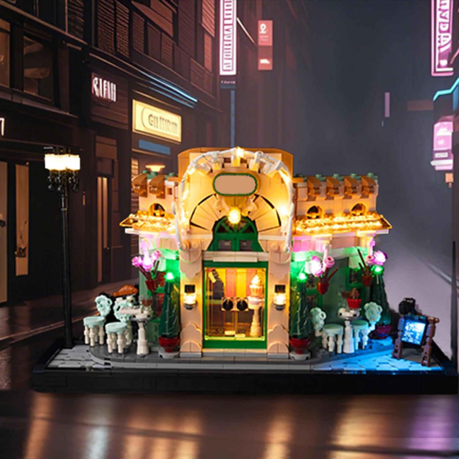 Kit de Luz LED Kyglaring para Lego Cafetería Francesa 10362