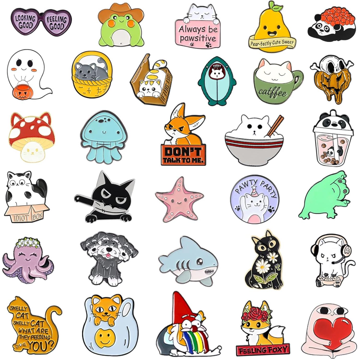 Set de 20 Pines de Esmalte SINCCO para Mochilas y Chaquetas