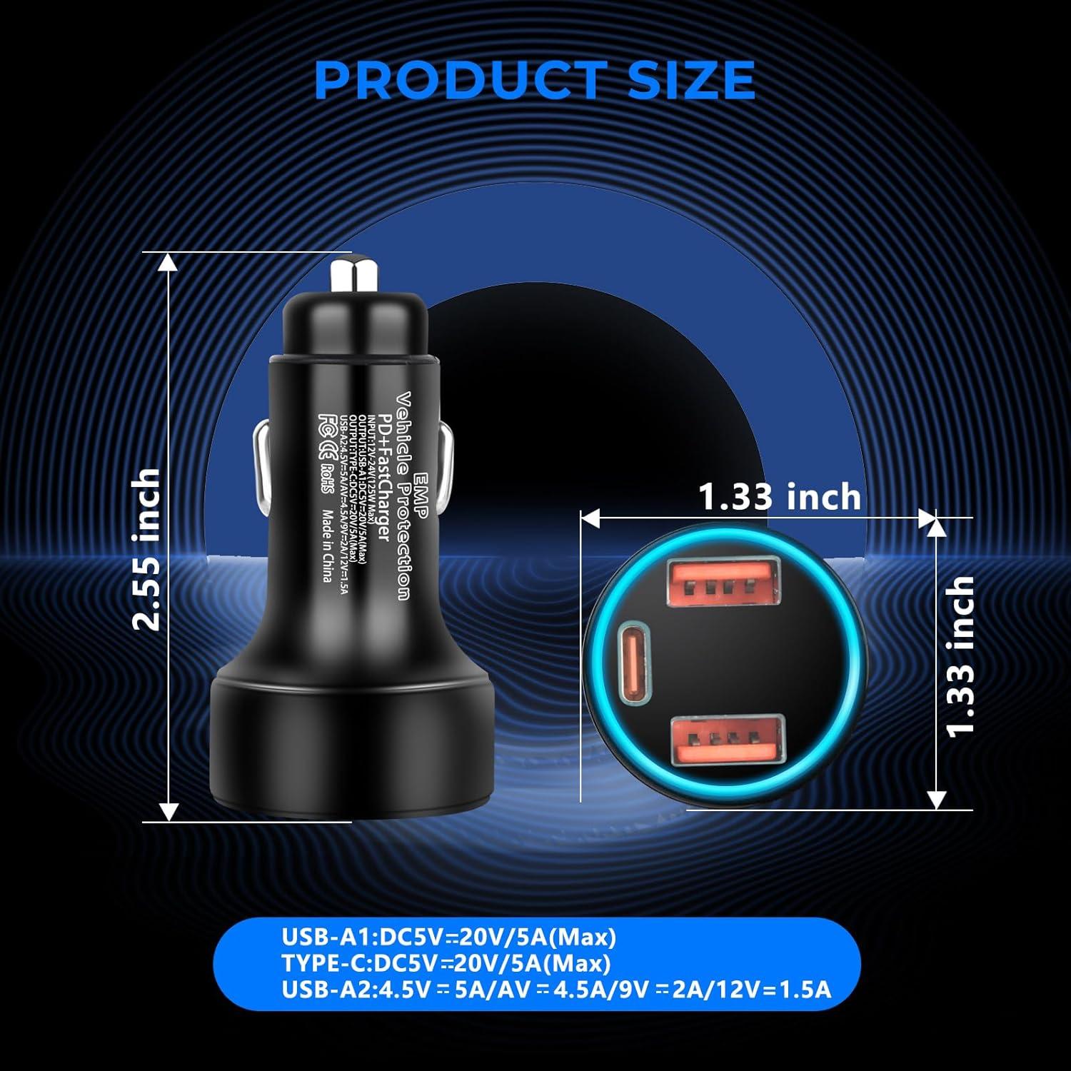 Protección EMP Haoguo CC-Y16 12V con Puertos USB