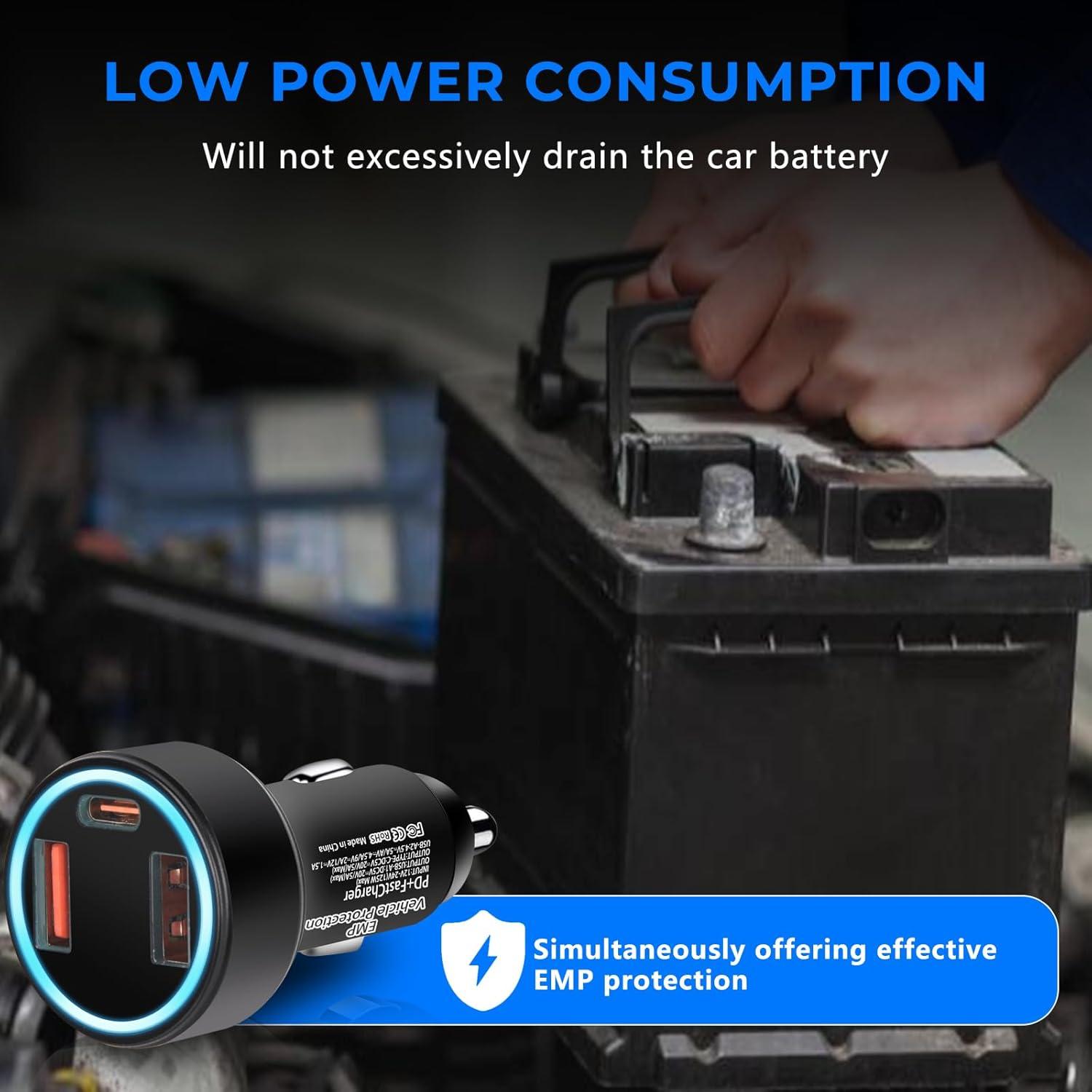 Protección EMP Haoguo CC-Y16 12V con Puertos USB