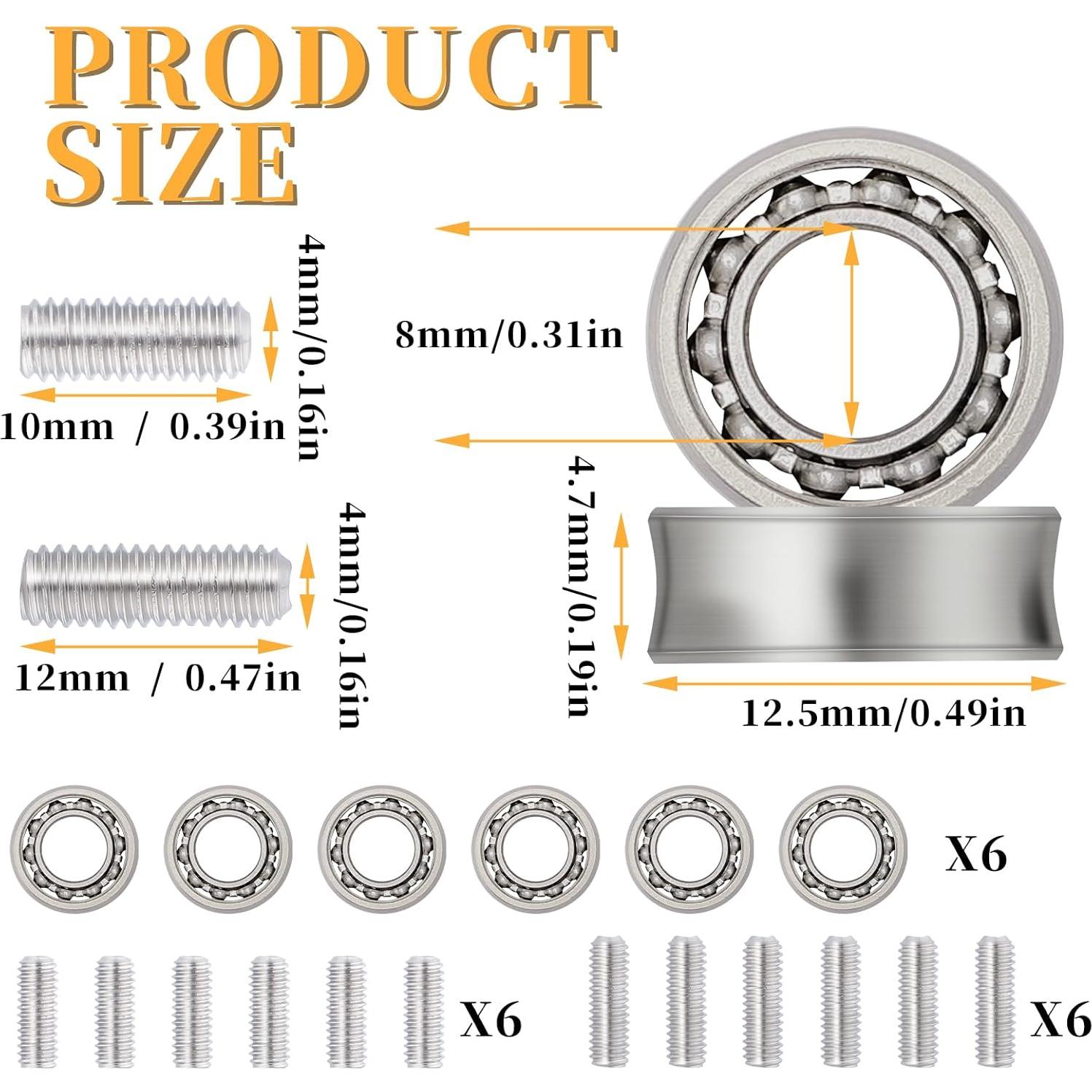 Kit de Rodamientos para Yo-yo Abeillo 6 Piezas Acero Inoxidable