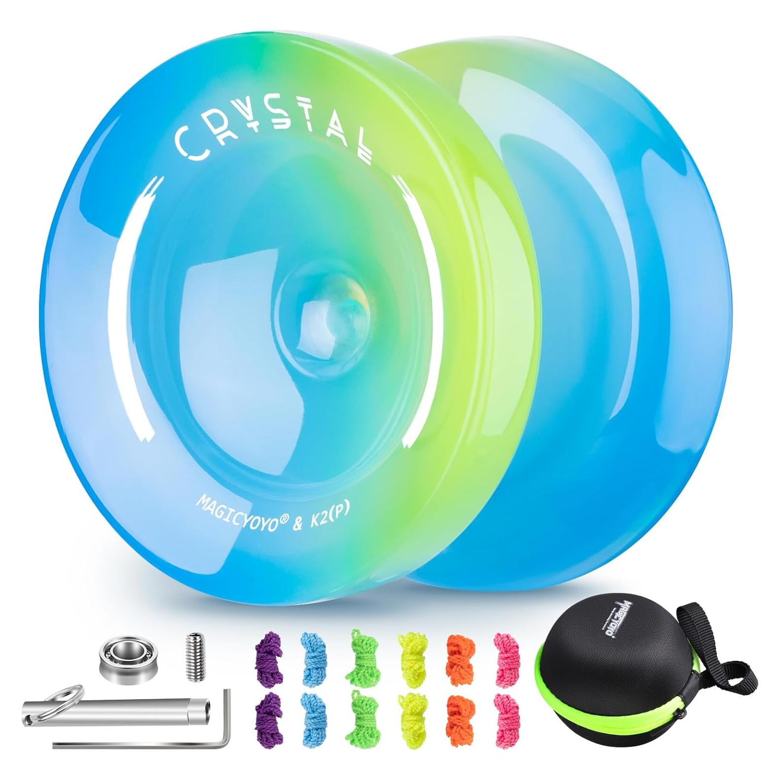 Yoyo K2 Crystal INOVASHON - Profesional para Niños + Accesorios