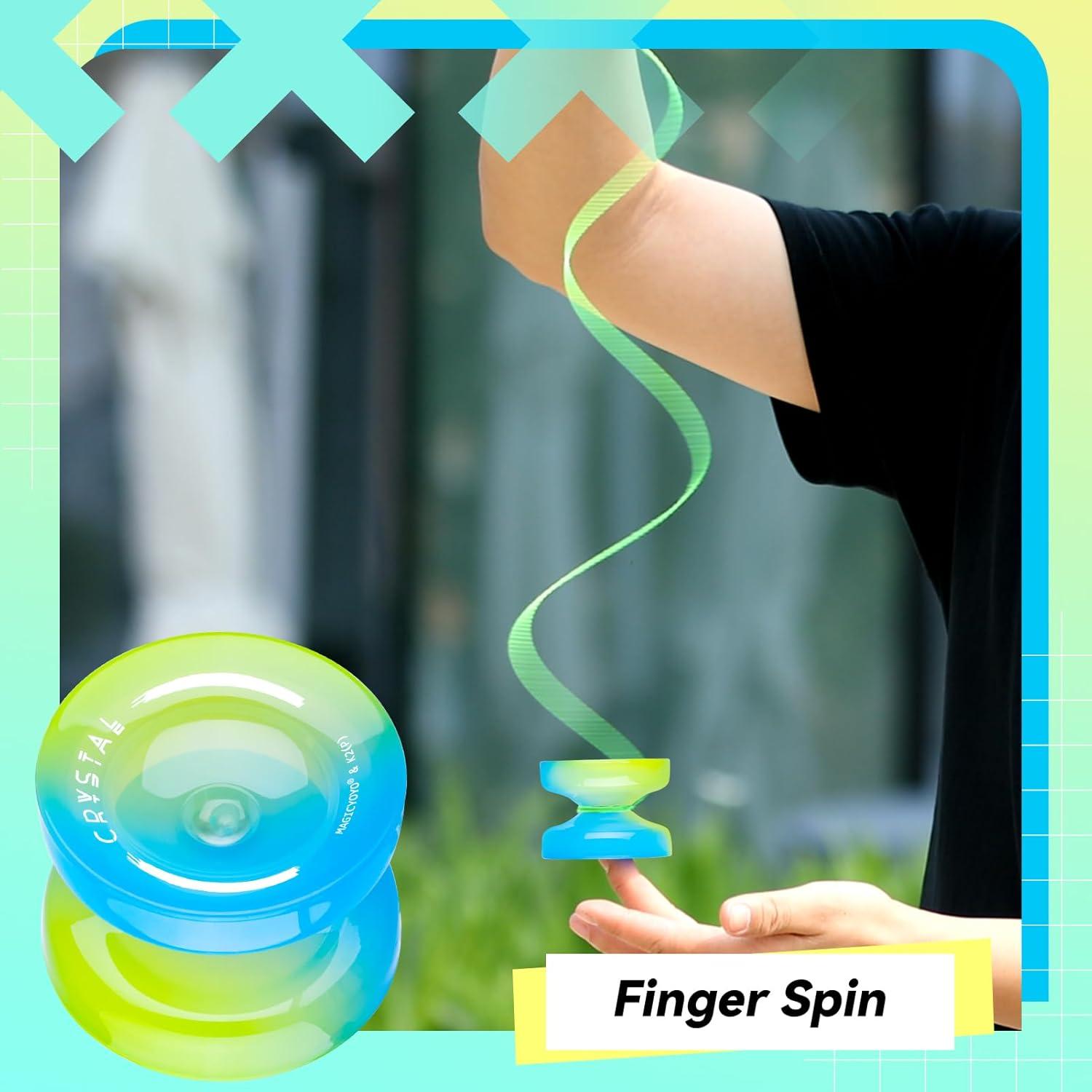 Yoyo K2 Crystal INOVASHON - Profesional para Niños + Accesorios