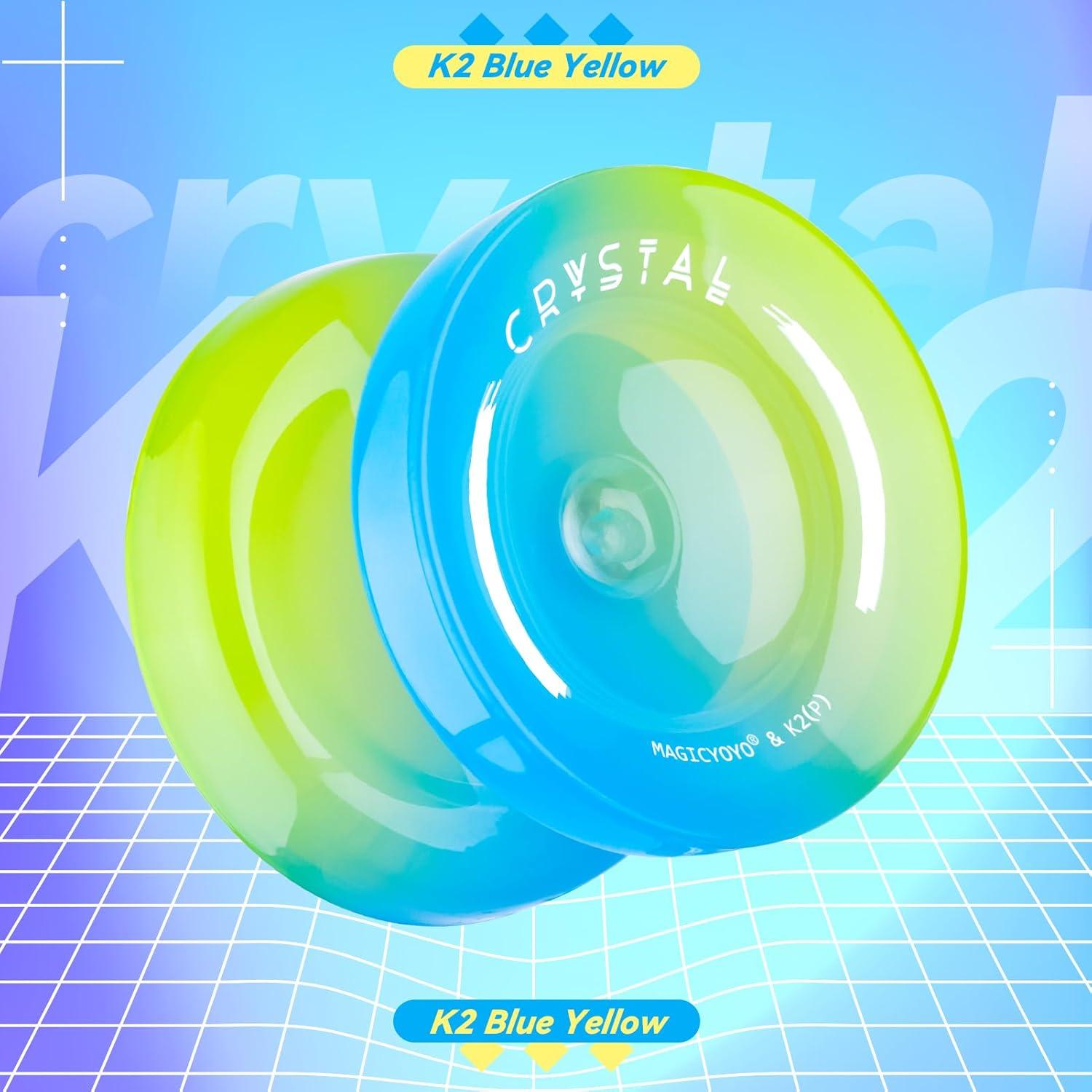 Yoyo K2 Crystal INOVASHON - Profesional para Niños + Accesorios
