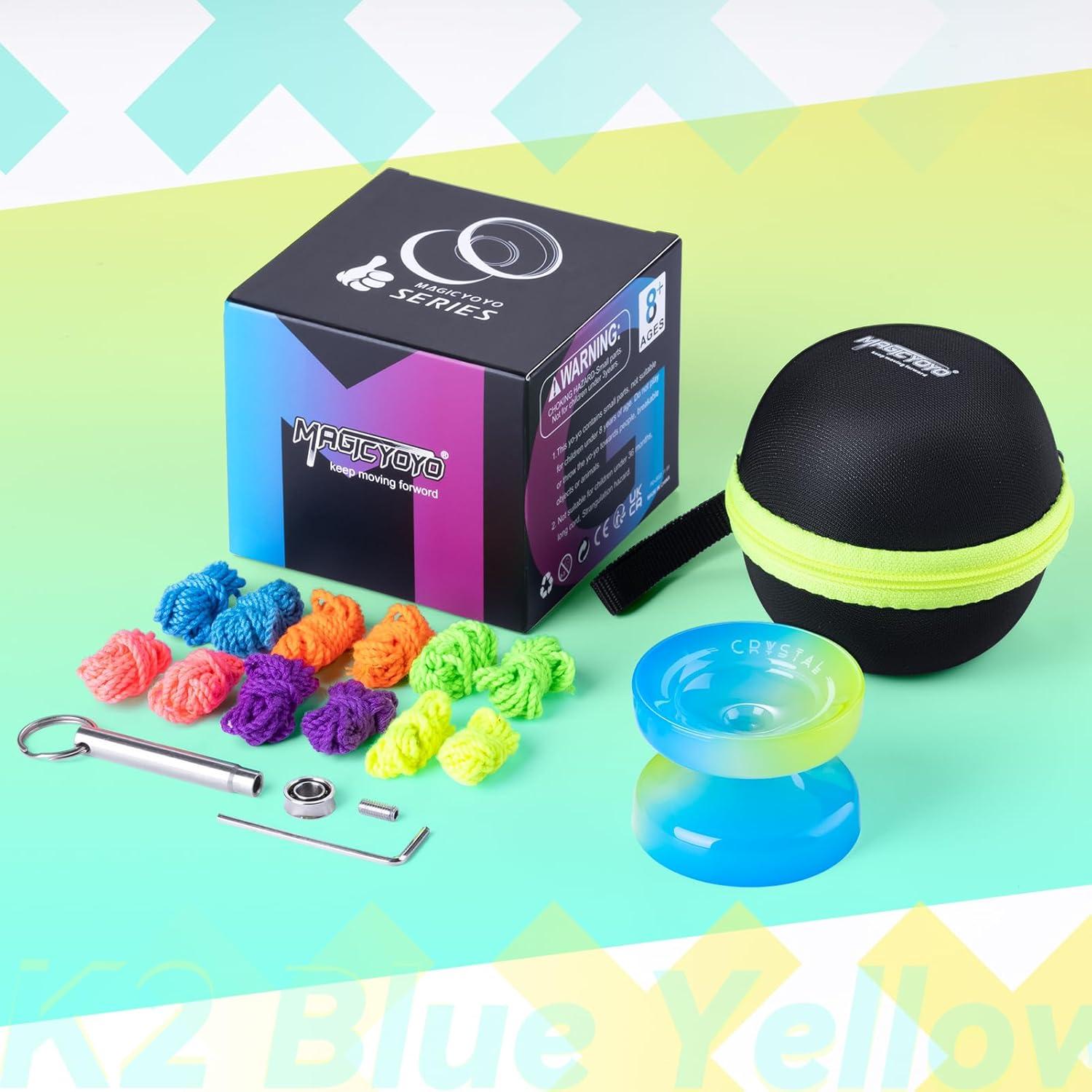 Yoyo K2 Crystal INOVASHON - Profesional para Niños + Accesorios
