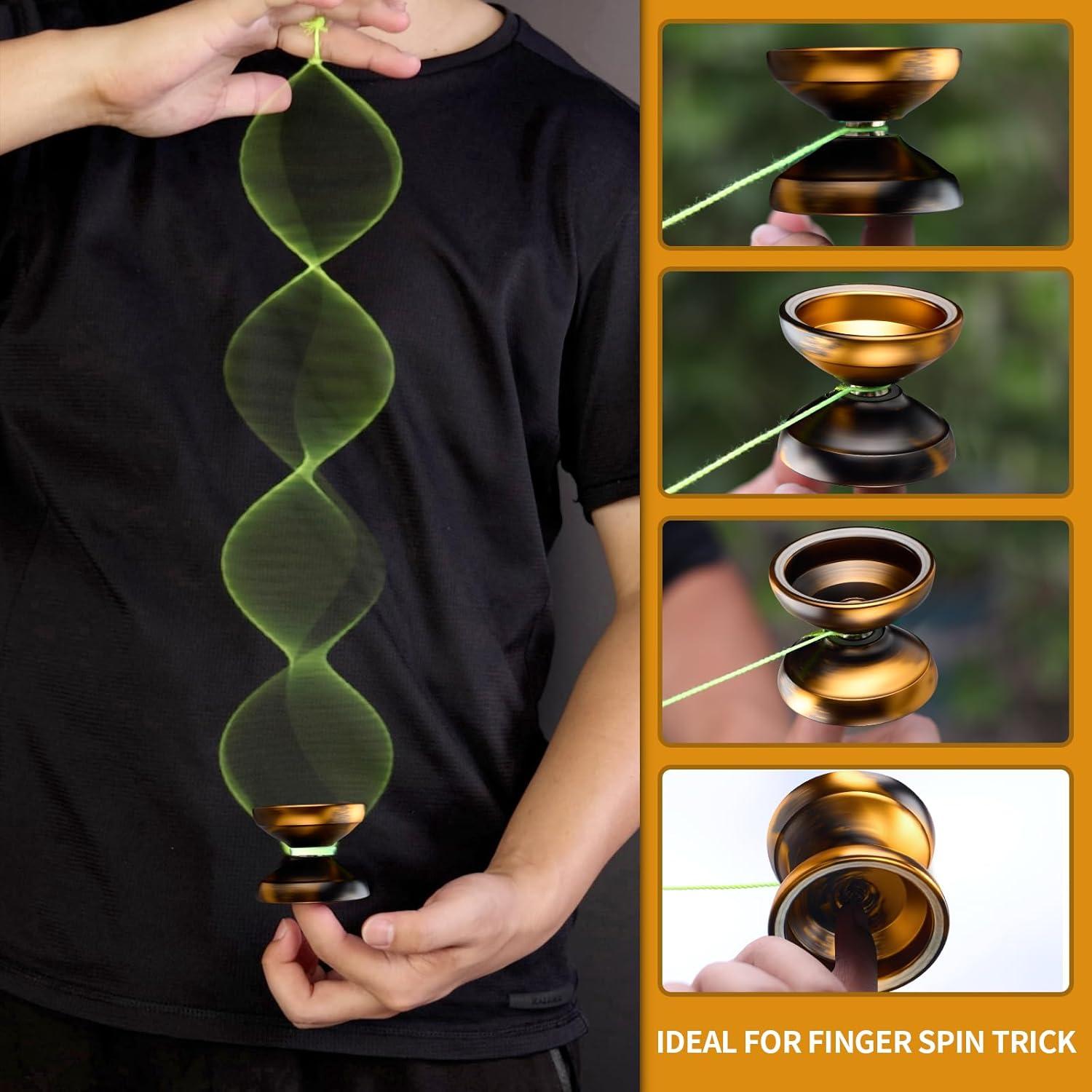 Yoyo Profesional YOYOSTUDIO X0312 Doble Propósito Negro/Dorado