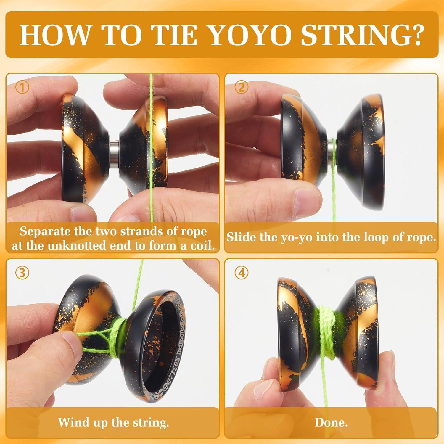 Yoyo Profesional YOYOSTUDIO X0312 Doble Propósito Negro/Dorado