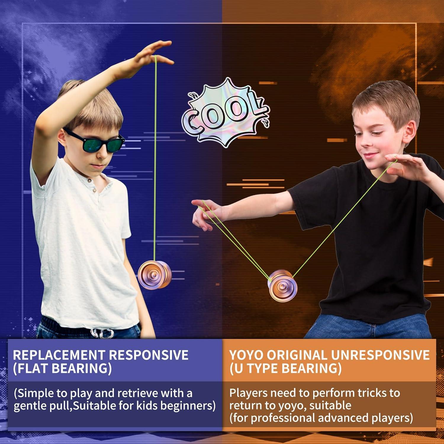 Yoyo Profesional FETESNICE Doble Propósito con Accesorios