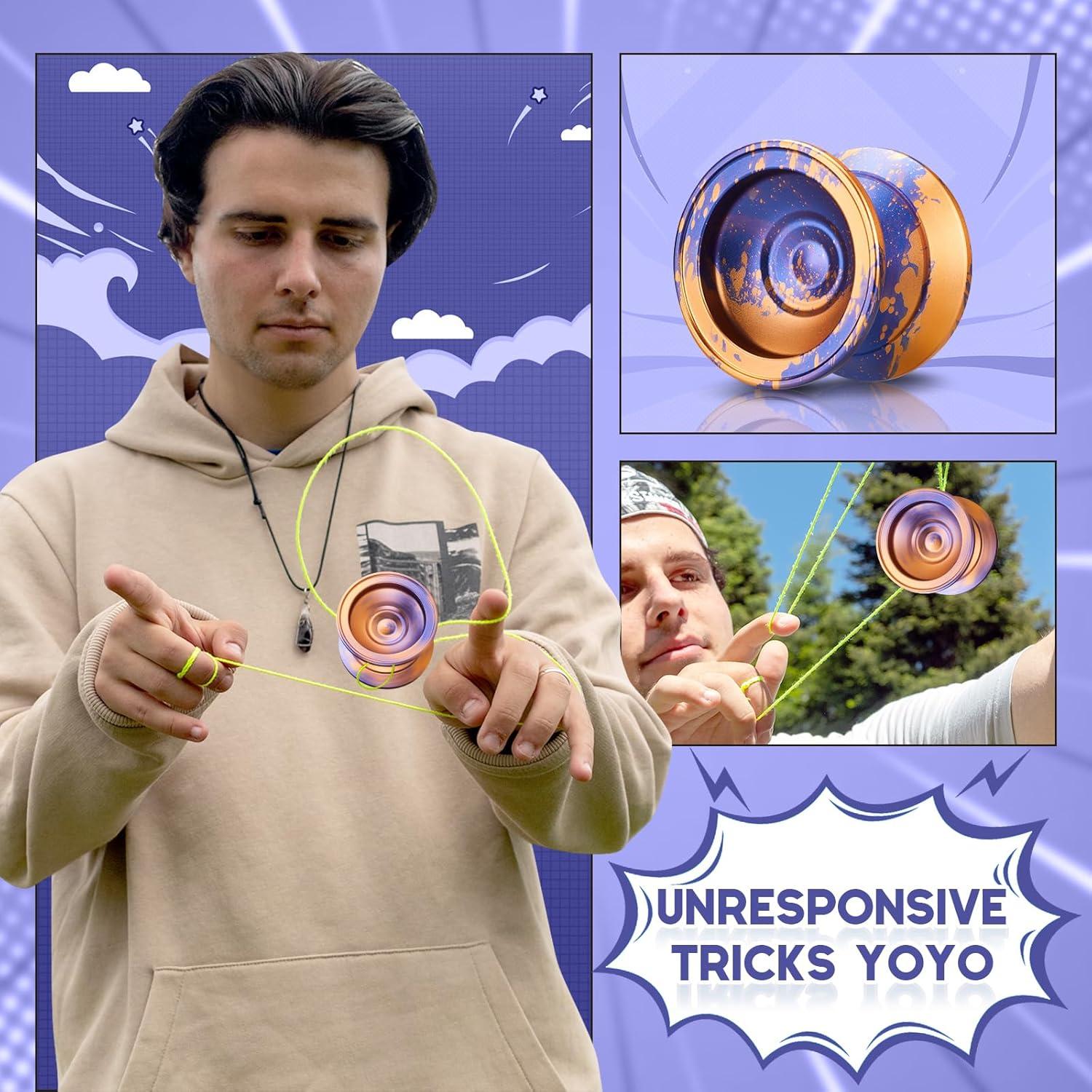 Yoyo Profesional FETESNICE Doble Propósito con Accesorios