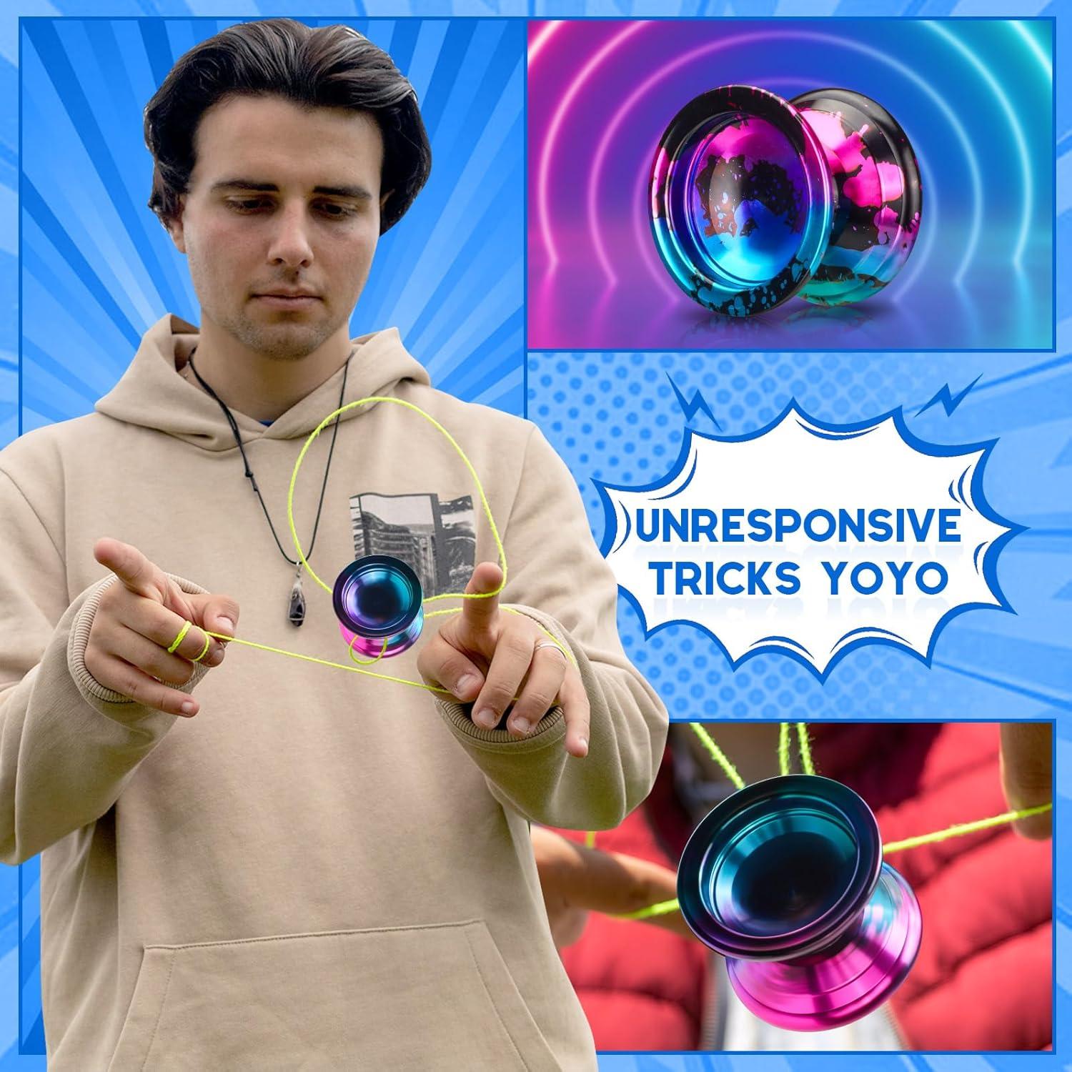 Yoyo Profesional FETESNICE Metálico para Niños y Adultos