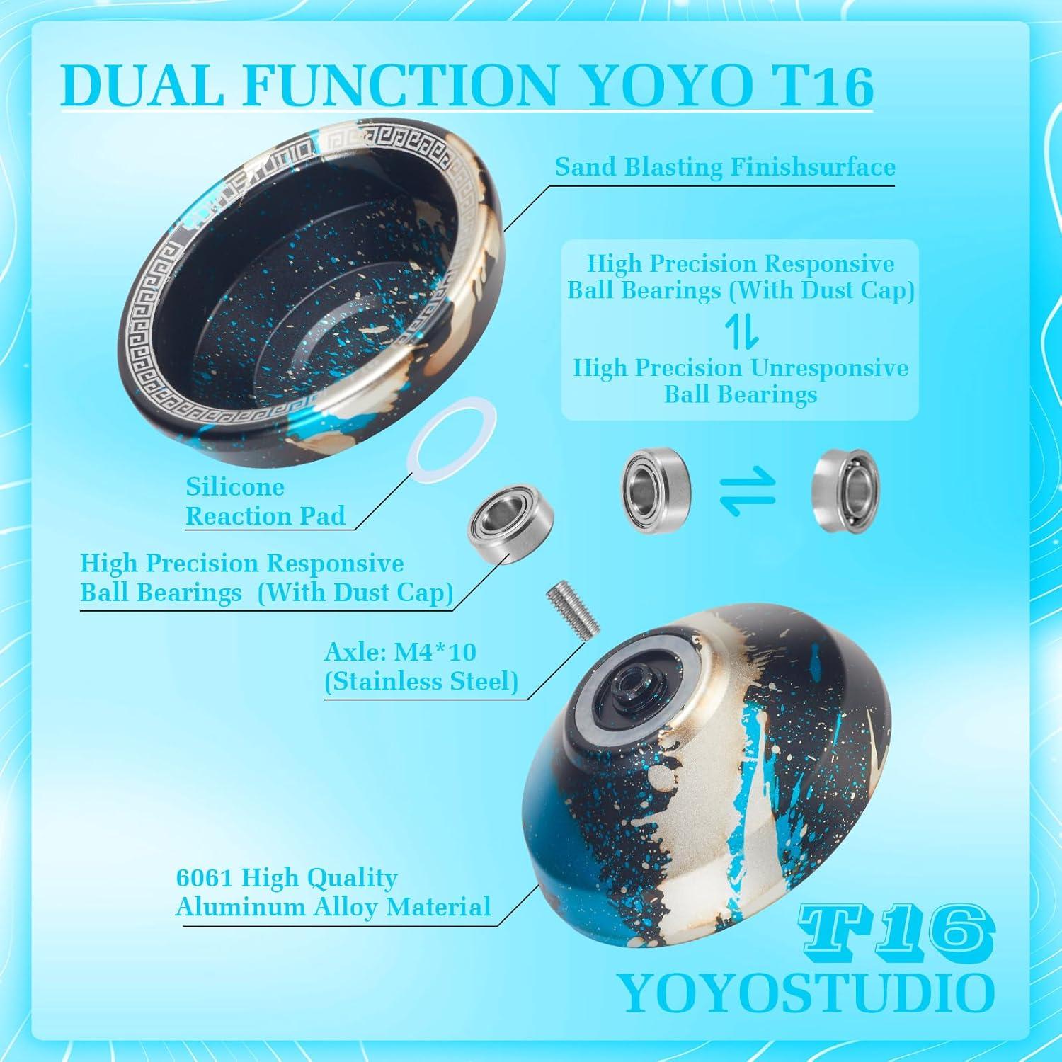 Yoyo Profesional YOYOSTUDIO T16 Doble Función con Kit