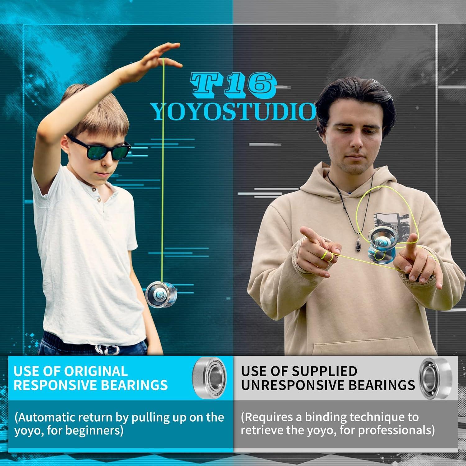 Yoyo Profesional YOYOSTUDIO T16 Doble Función con Kit
