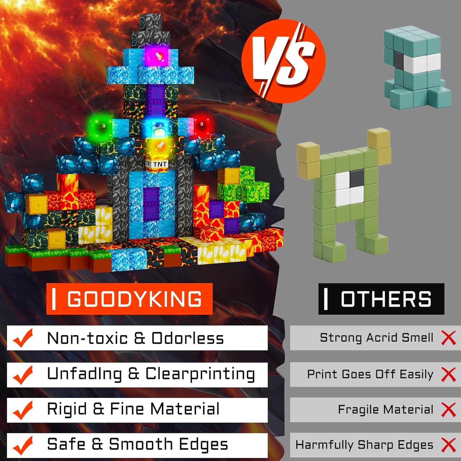 Bloques Magnéticos 208 Piezas Elfapollo Juguete Educativo STEM