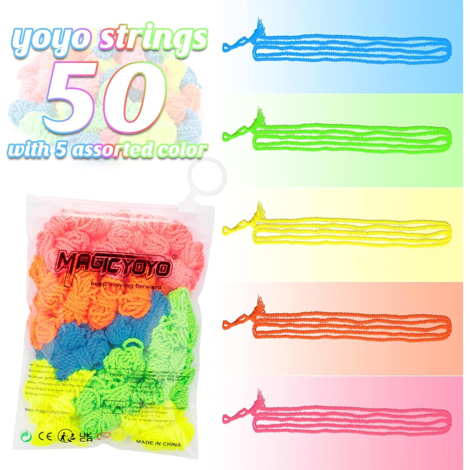 Paquete de Cuerdas de Yoyo ShungRu 50 Piezas 110 cm Colores