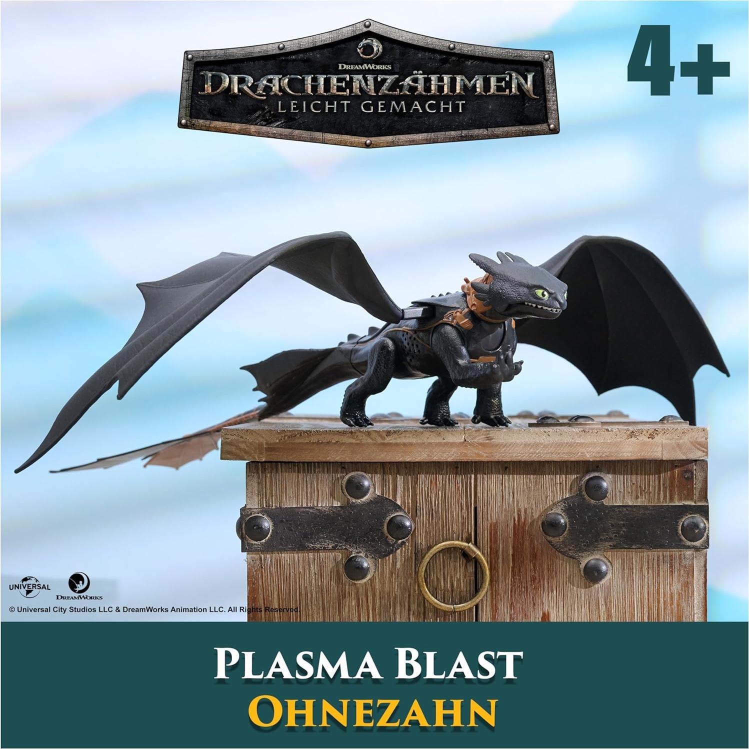 Figura de acción Toothless Dreamworks 63.5 cm con luces y sonidos