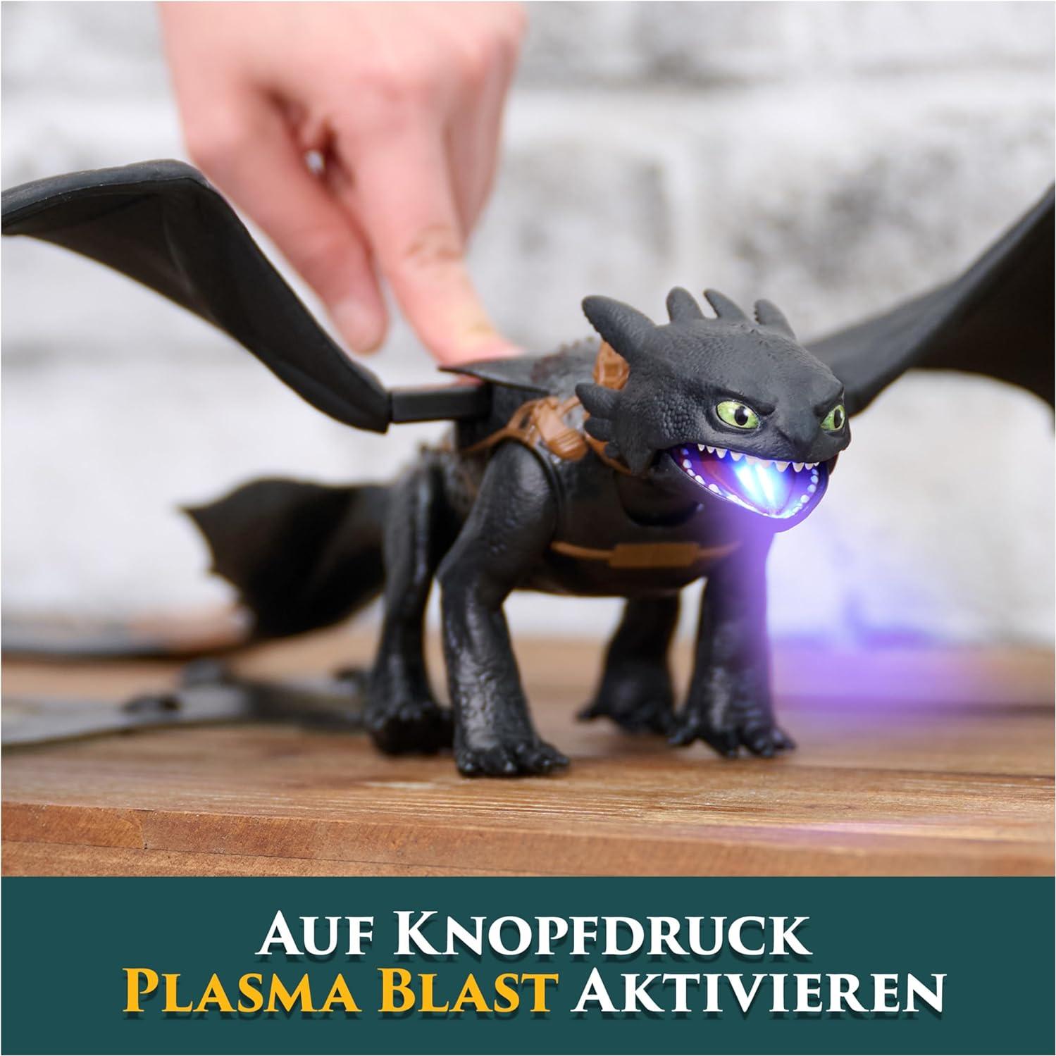 Figura de acción Toothless Dreamworks 63.5 cm con luces y sonidos
