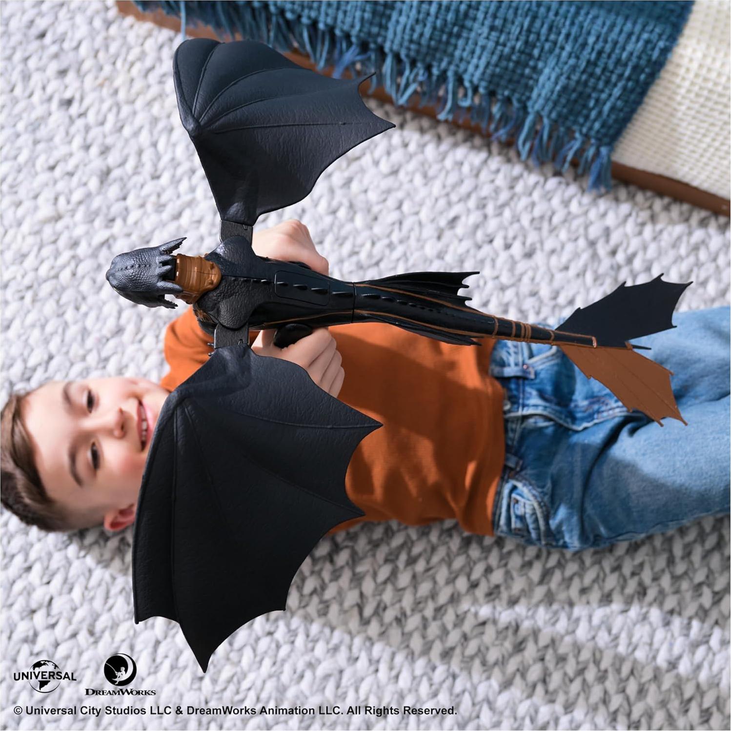 Figura de acción Toothless Dreamworks 63.5 cm con luces y sonidos