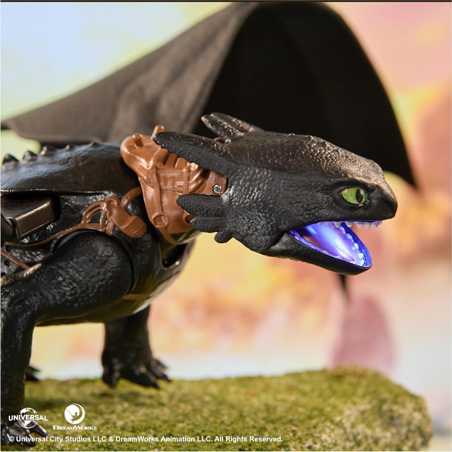 Figura de acción Toothless Dreamworks 63.5 cm con luces y sonidos