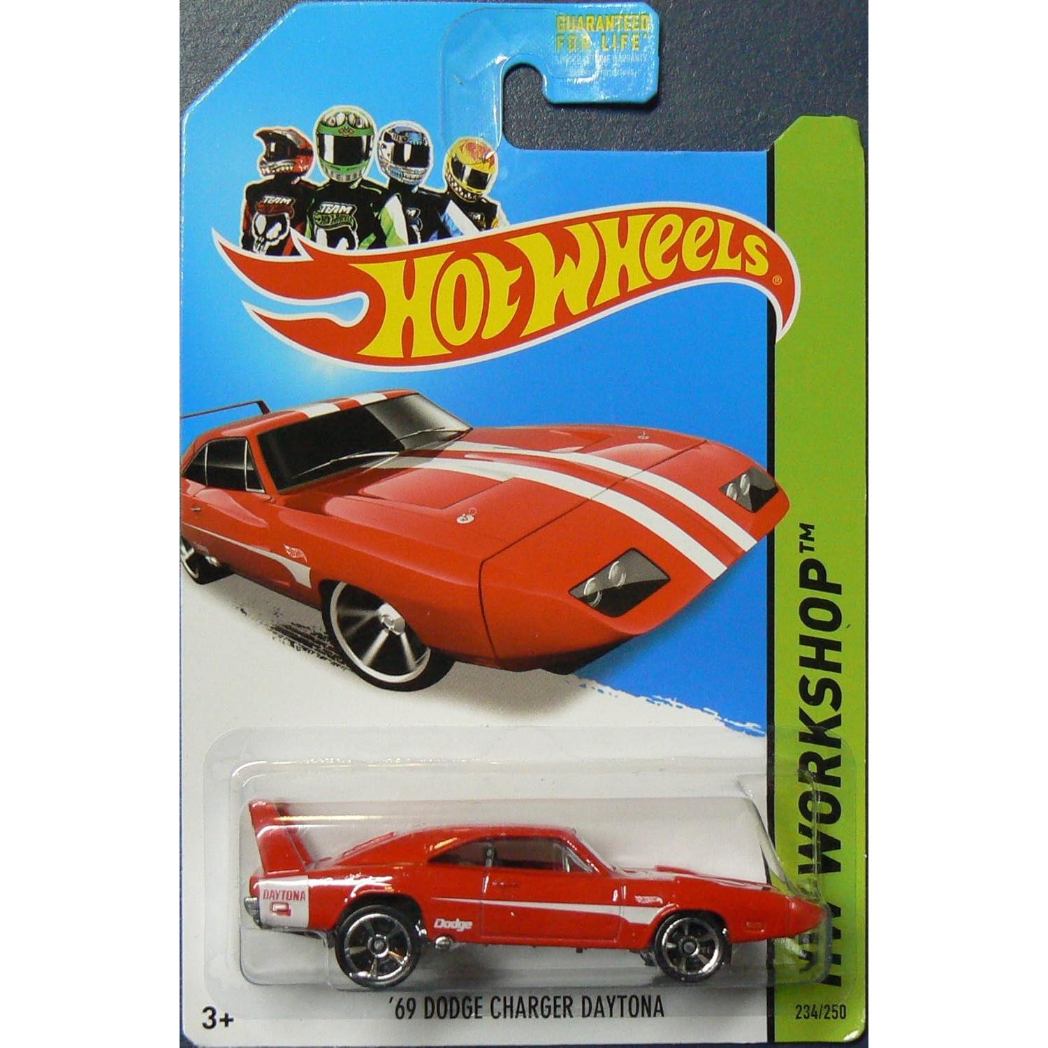 Hot Wheels 69 Dodge Charger Daytona Rojo 1:64 Coleccionable