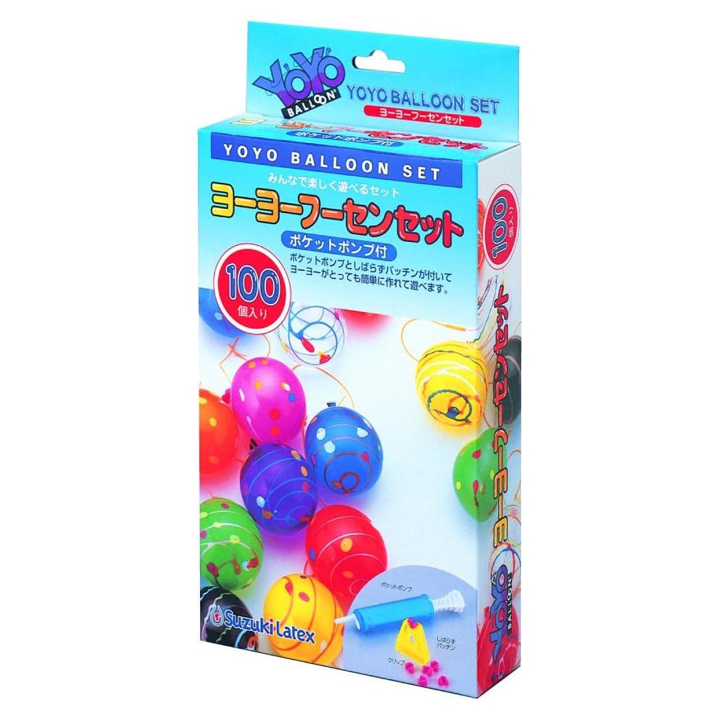 Conjunto de Yoyo Fusen Suzuki con Bomba de Mano 100 Pzs