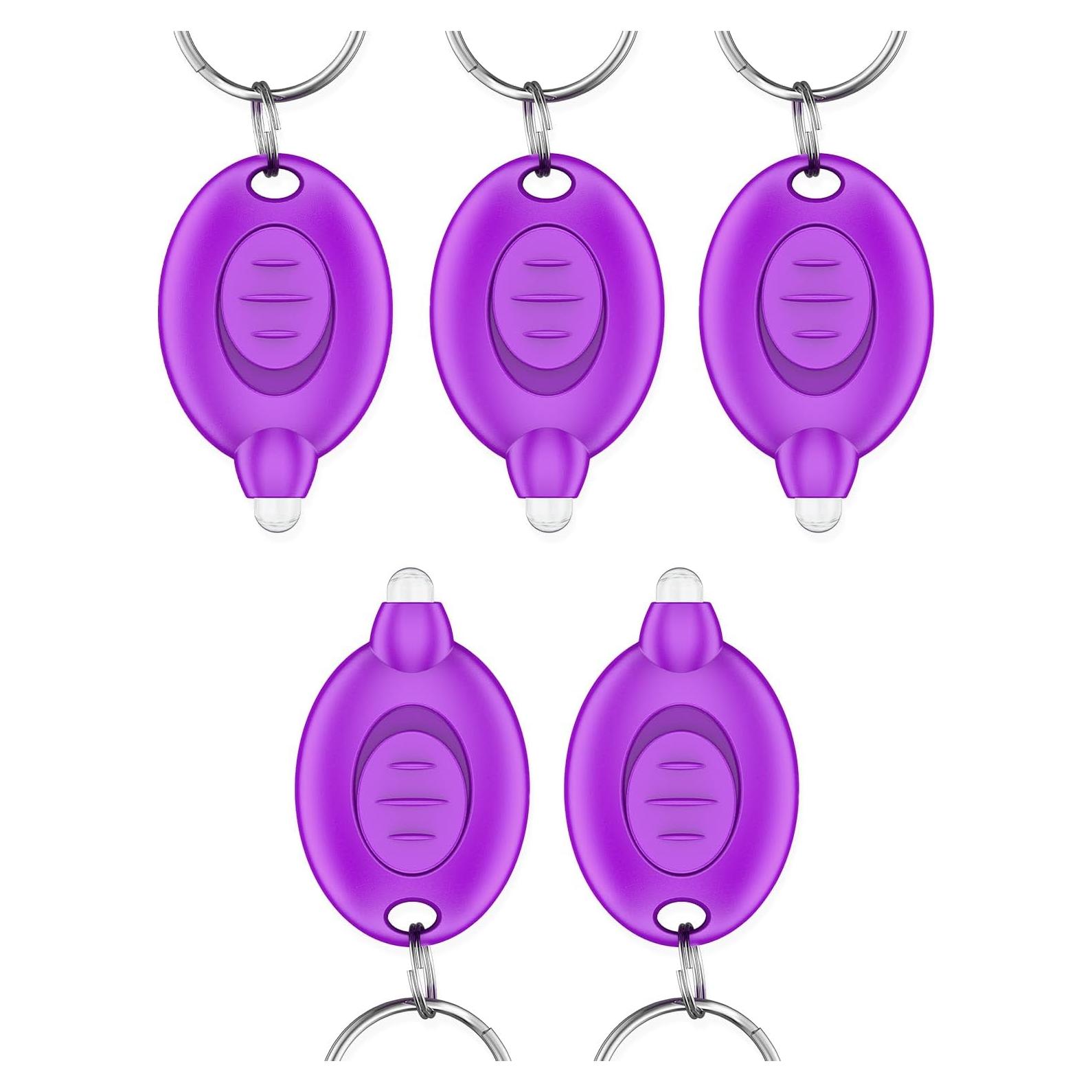 Uniclife Paquete de 5 Mini Linternas LED UV Portátiles