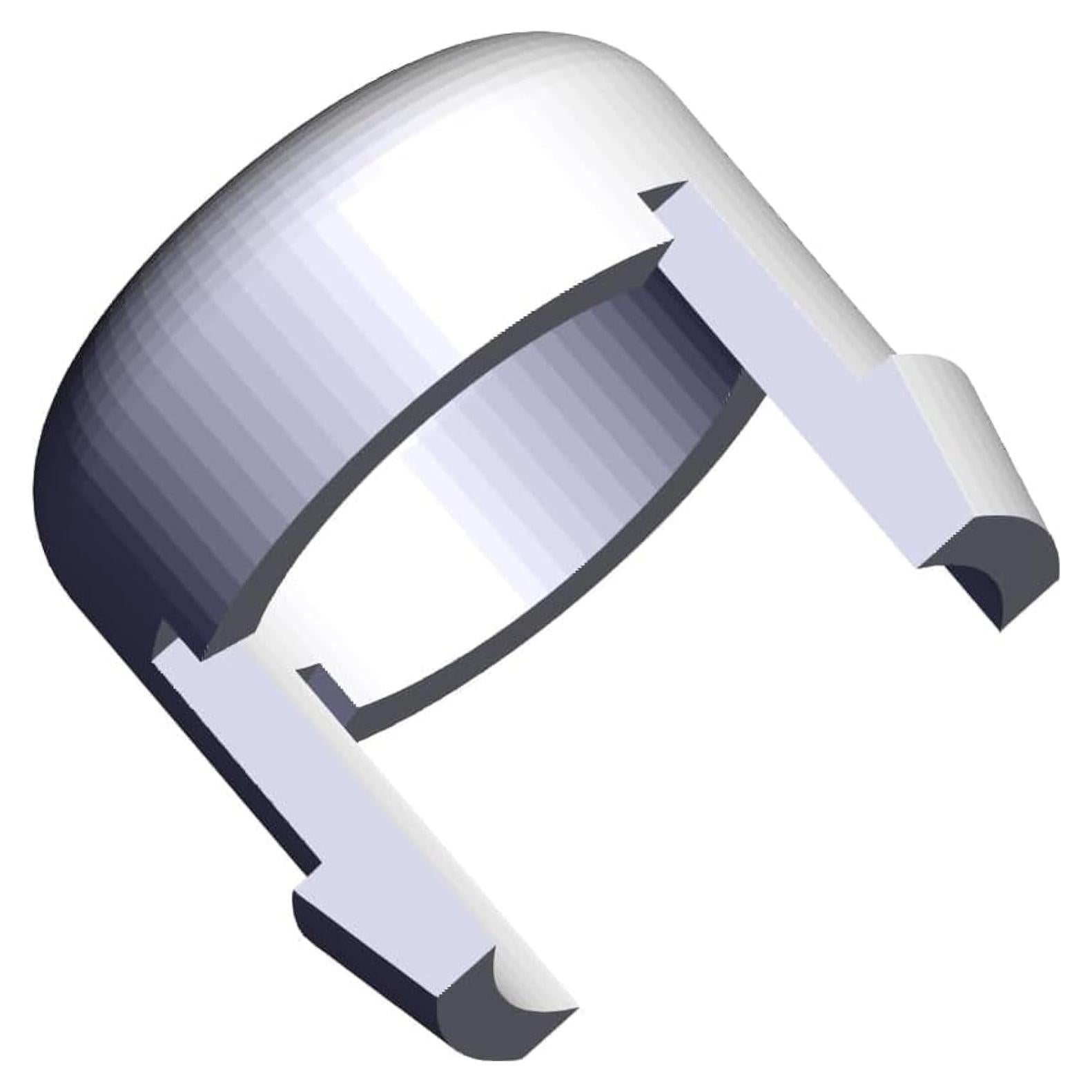 Botón Blanco para Cochecito Babyzen Yoyo BT Repuesto