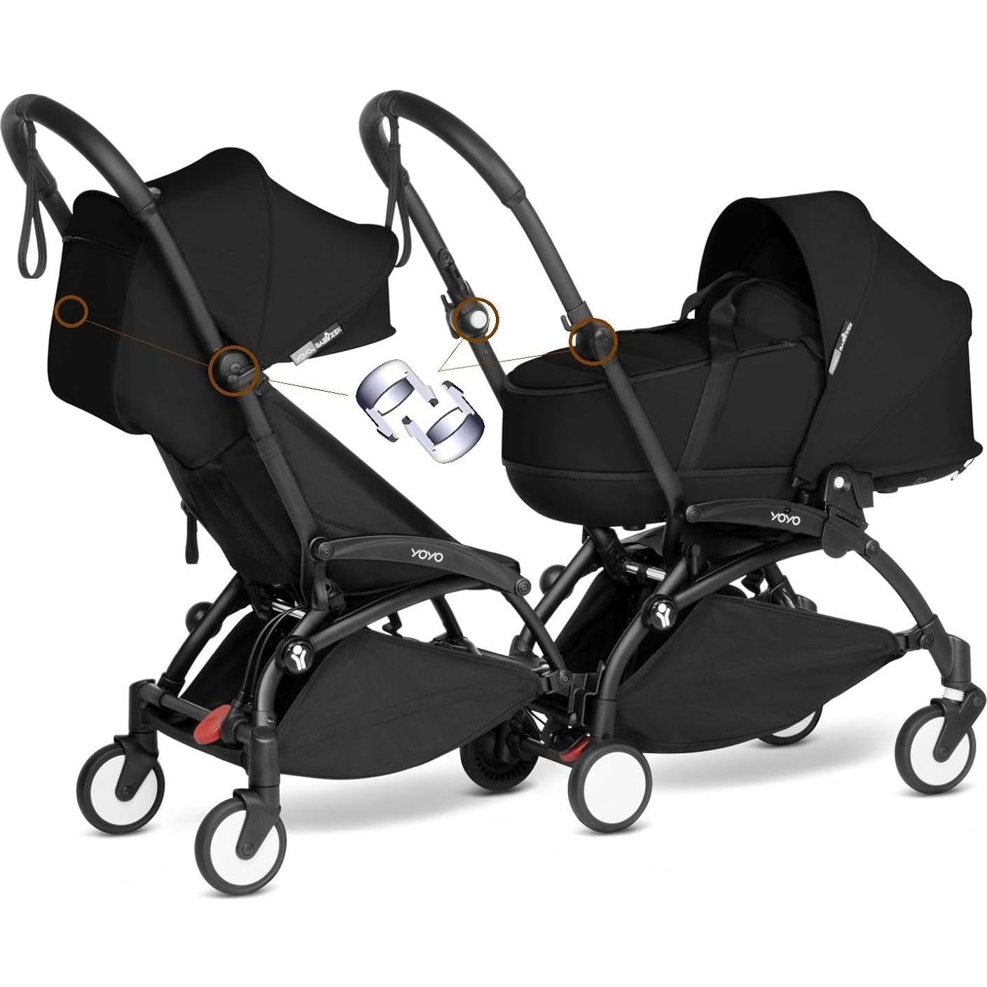 Botón Blanco para Cochecito Babyzen Yoyo BT Repuesto