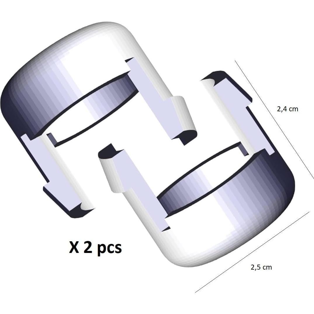 Botón Blanco para Cochecito Babyzen Yoyo BT Repuesto