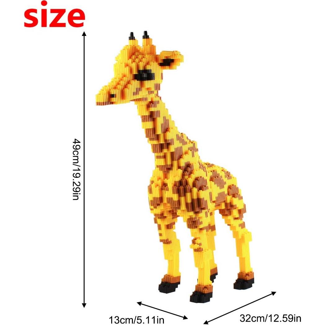 Bloques de Construcción Jirafa Micro Larcele 4737 Piezas