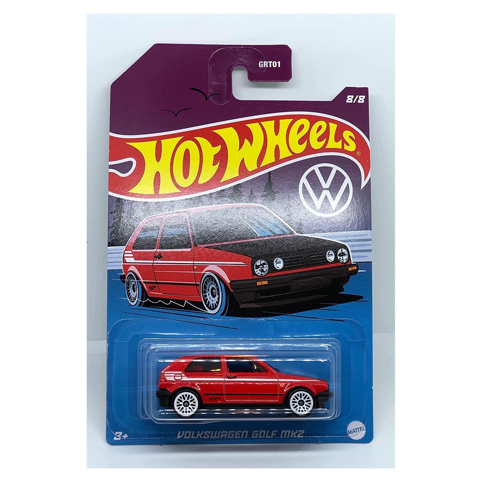 Hot Wheels Volkswagen Golf MK2 Rojo 2022 - Mattel