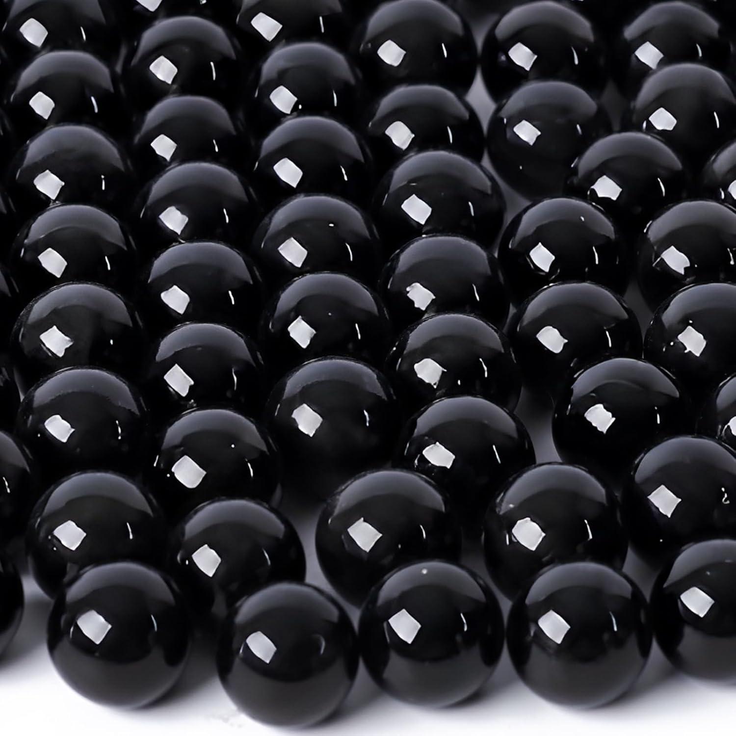 Canicas de Vidrio Negras DomeStar 0.63 cm a Granel 0.45 kg