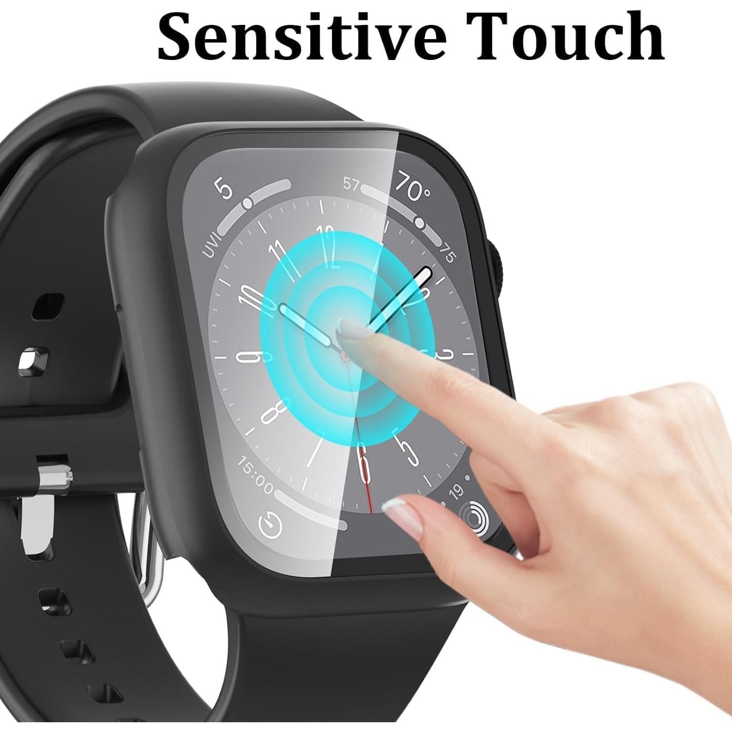 Paquete de 6 fundas duras QCKANLJ para Apple Watch 45mm