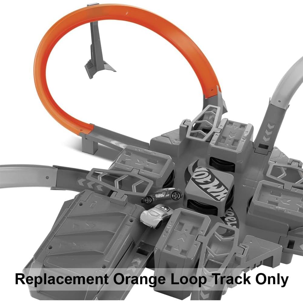 Pista de Bucle Naranja de Reemplazo Mattel para Hot Wheels DTN42
