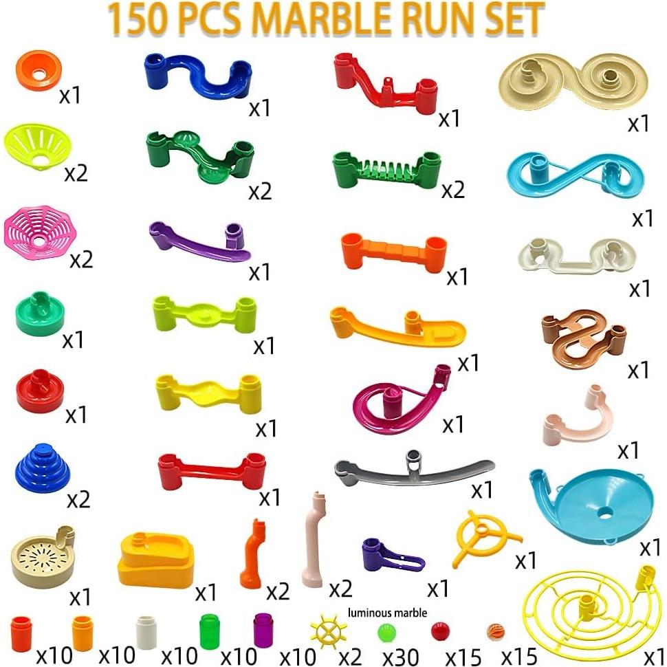 Pista de Canicas 150 Piezas Juguete de Construcción Infantil