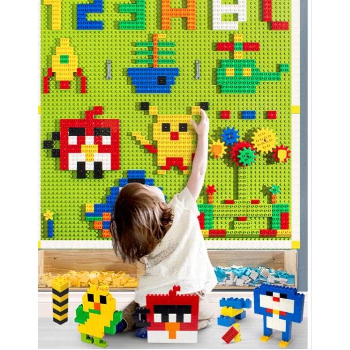 Paquete de 6 Tableros Base Grandes JOYZOOM 25.5 cm Compatibles DUPLO