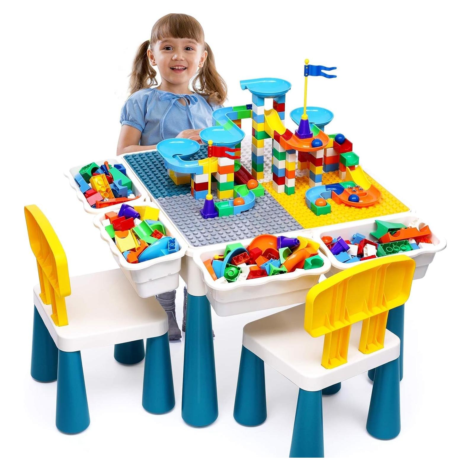 Mesa de Actividades para Niños OCATO con 152 Piezas Multicolor