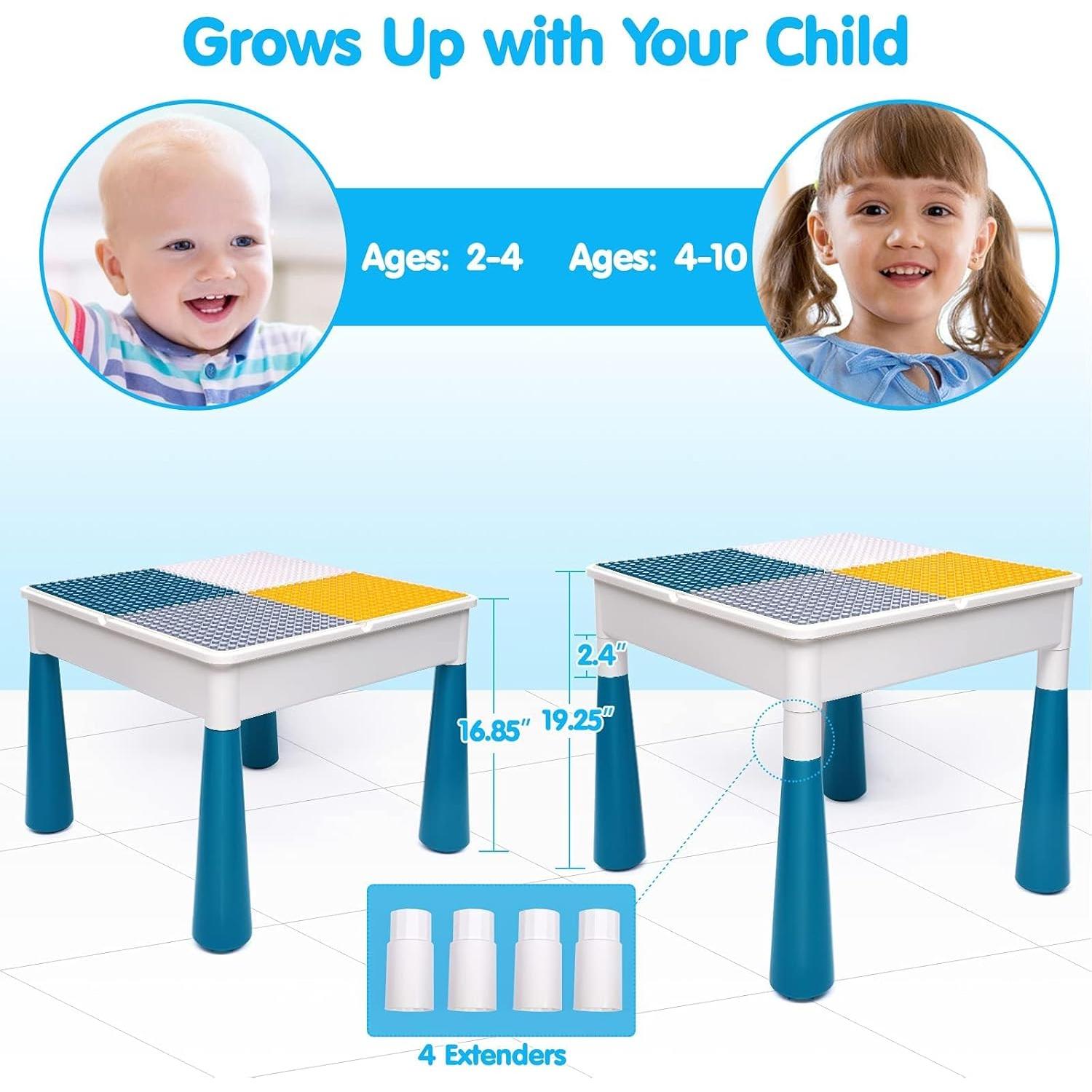 Mesa de Actividades para Niños OCATO con 152 Piezas Multicolor