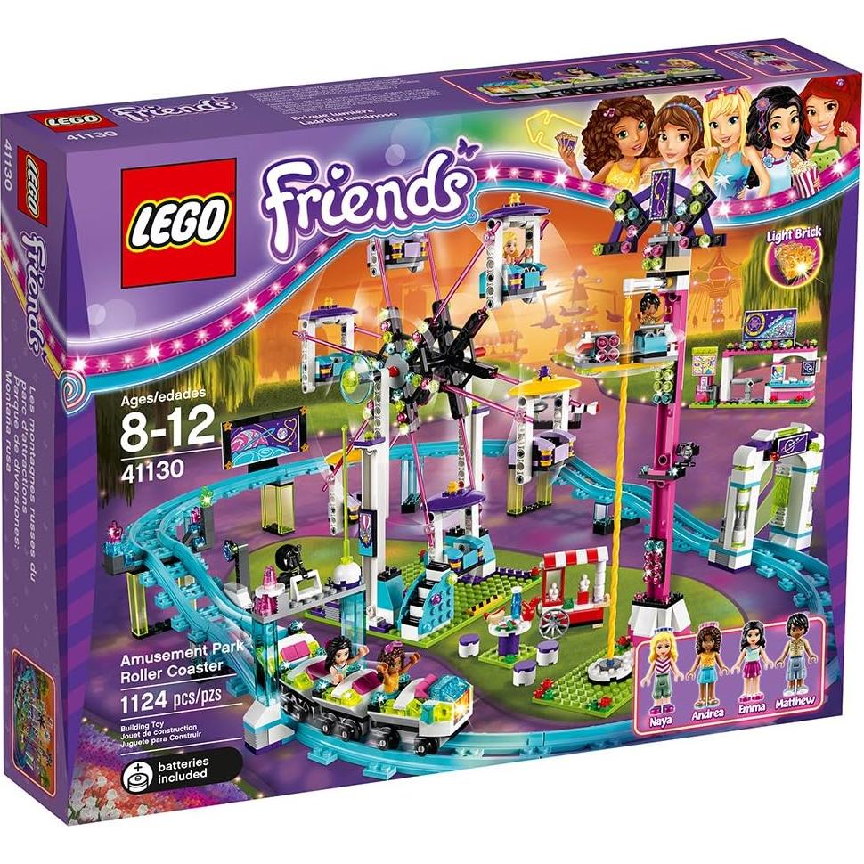 LEGO Friends 41130 Parque de Diversiones con Montaña Rusa 1124 Piezas